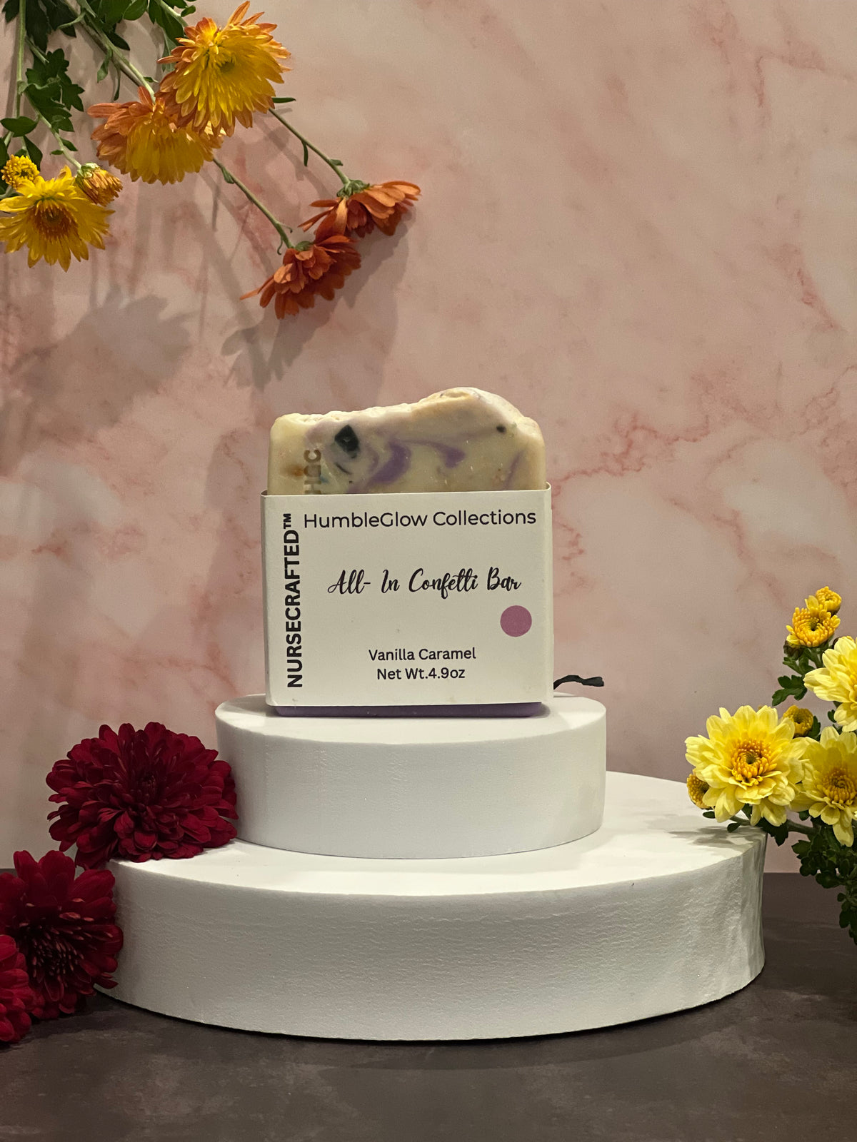 NurseCrafted All-In Confetti moisturizing soap bar