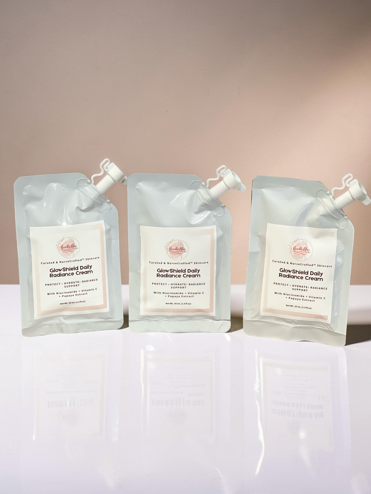 GlowShield Radiance Cream – Daily Moisturizer with Niacinamide, Vitamin C & Papaya Extract | NurseCrafted™