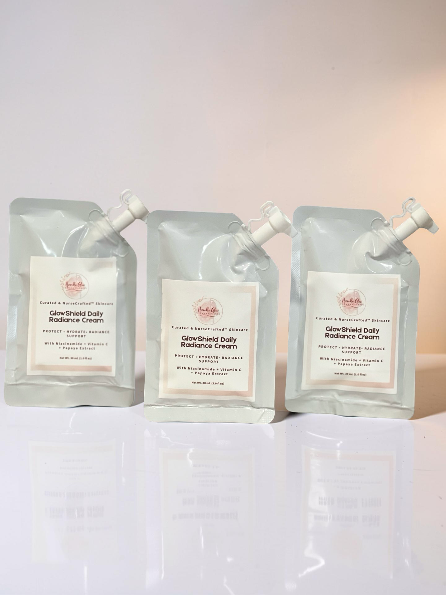 GlowShield Radiance Cream – Daily Moisturizer with Niacinamide, Vitamin C & Papaya Extract | NurseCrafted™