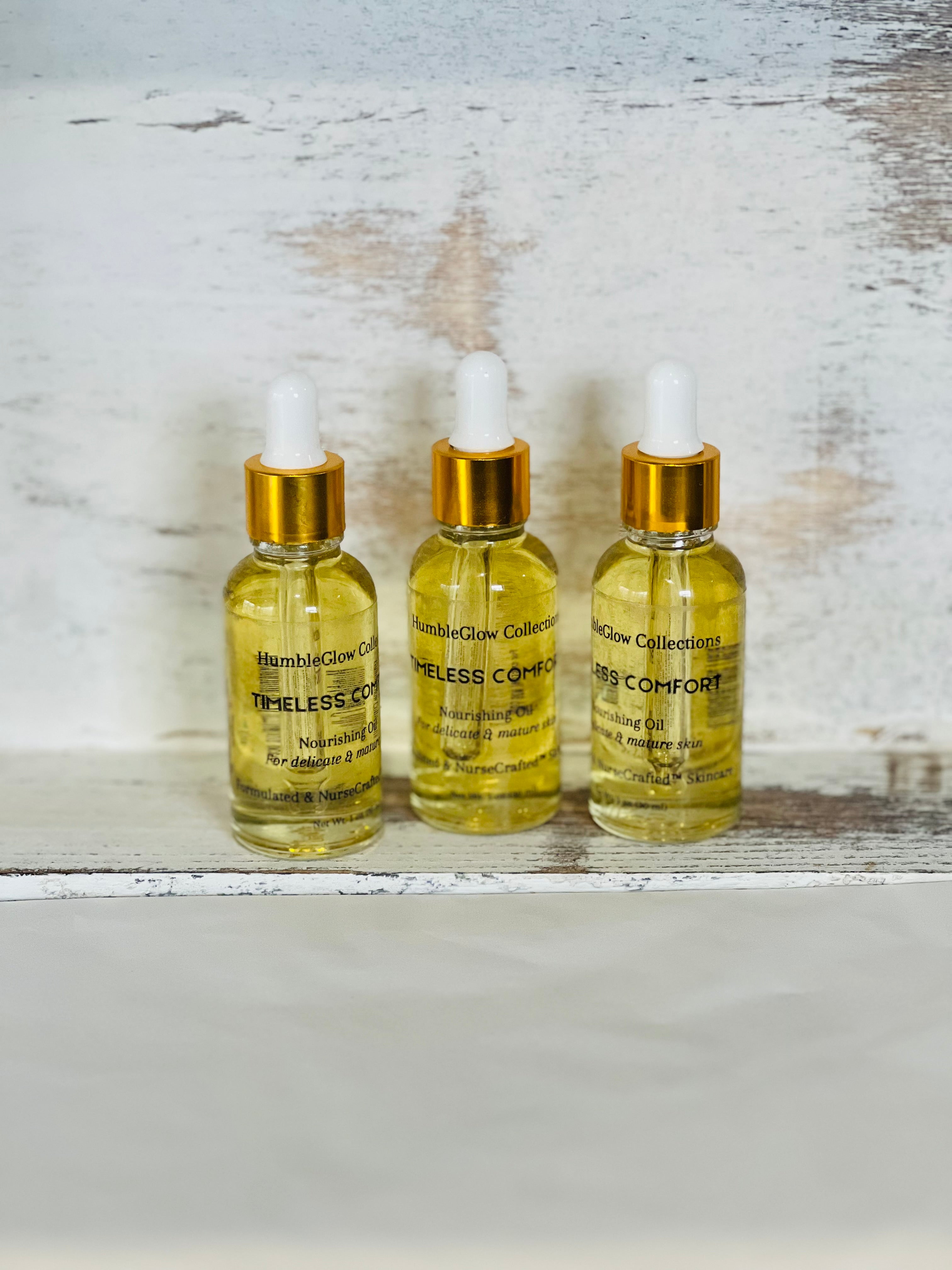 Timeless Comfort Nourishing Oil | Gentle Oil for Mature Skin | NurseCrafted™