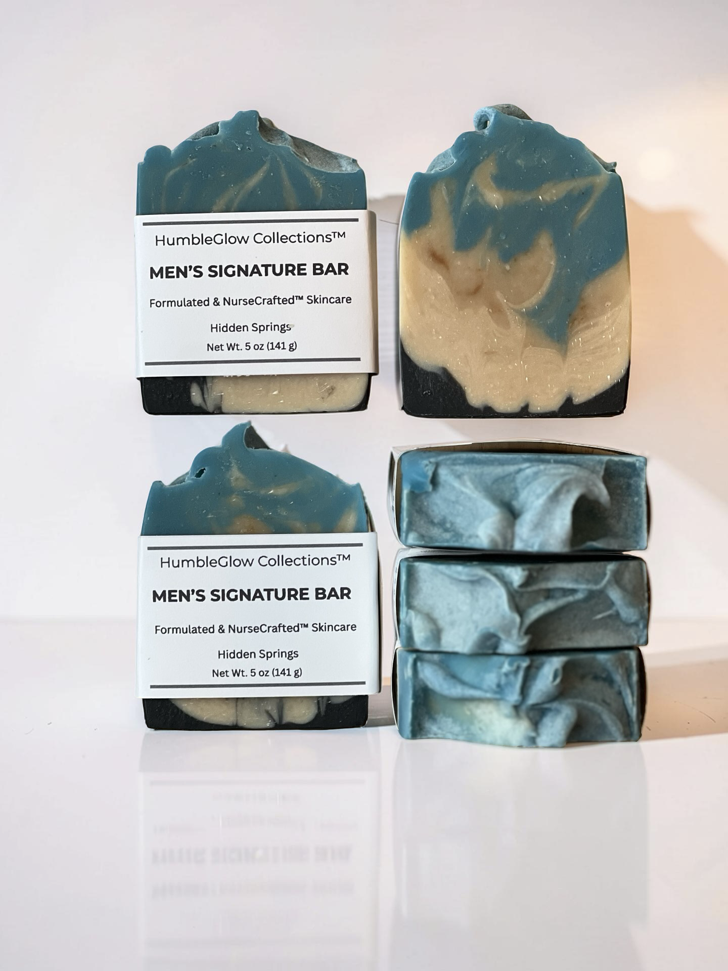 Mens Signature Bar- Deep Clean Charcoal Clay Soap for Men |  NurseCrafted™