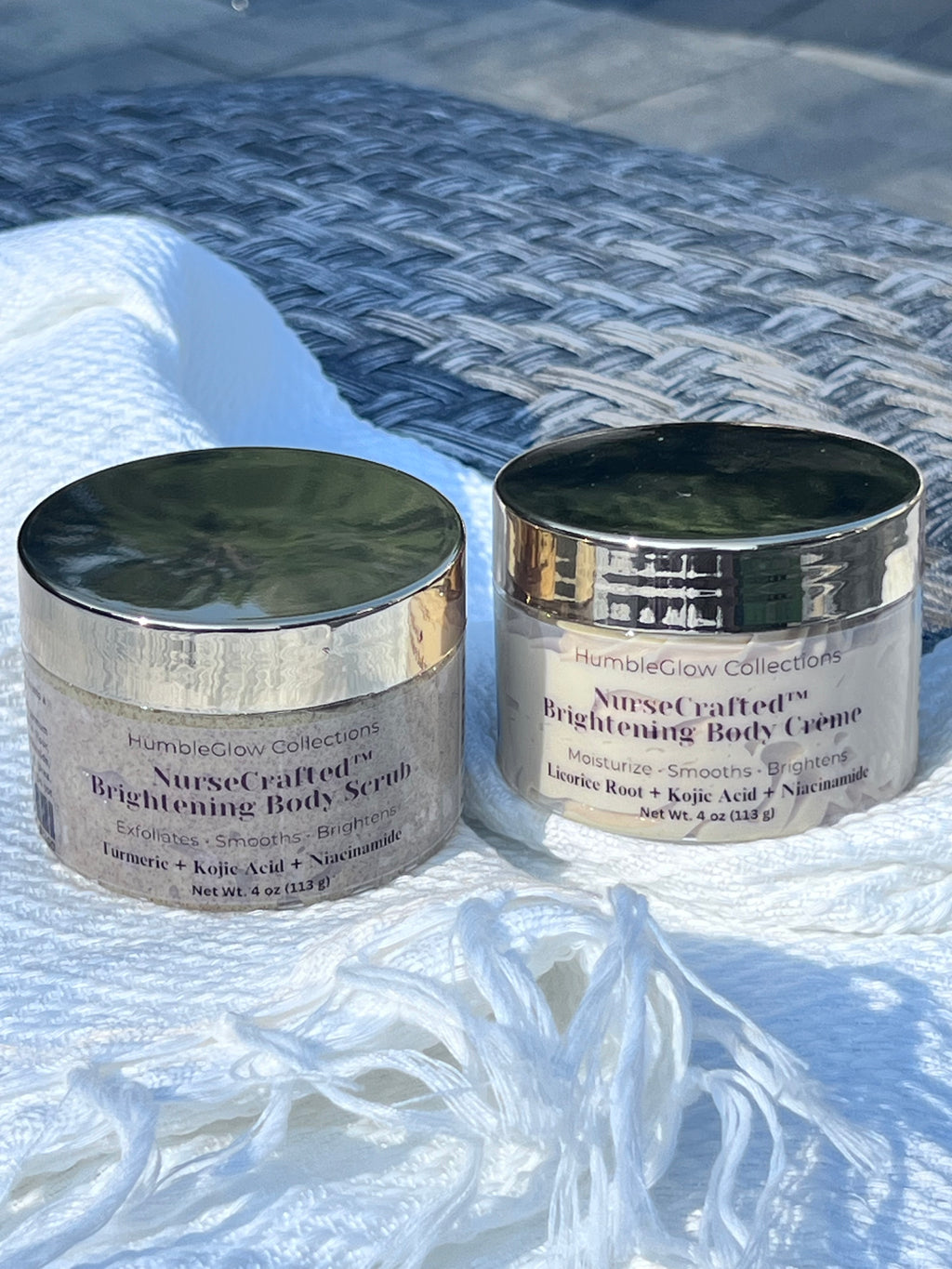 EvenGlow™ Body Scrub & Crème Duo | NurseCrafted™