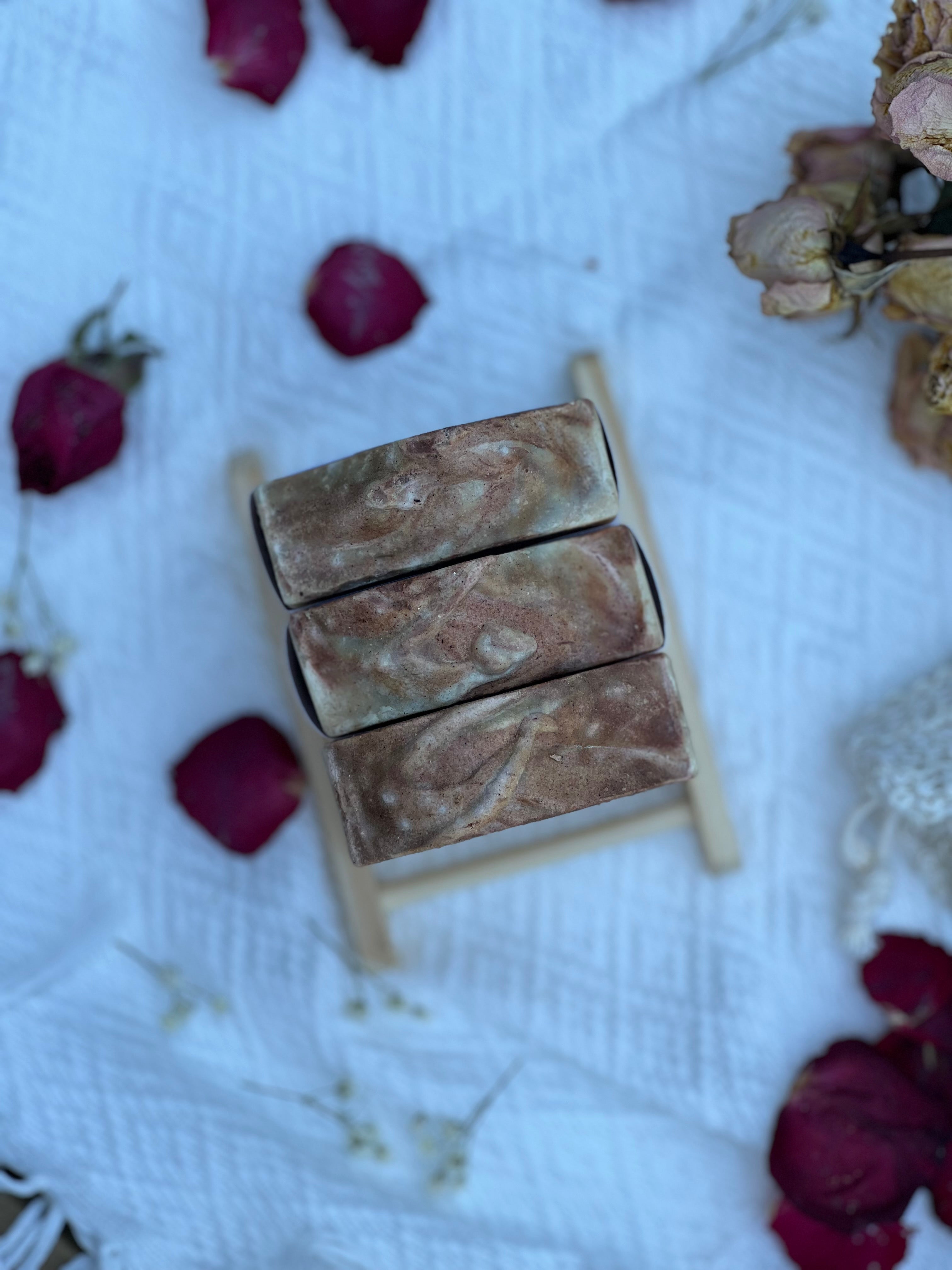 Warm Cinnamon Sugar Scrub Bar – Exfoliating Sugar Scrub Soap | NurseCrafted™ | 3 for $27