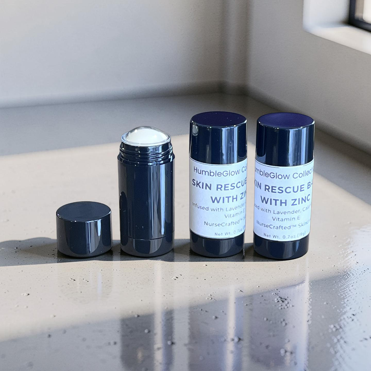 Zinc Skin Rescue Barrier Balm Stick – Protective Hydration & Skin Support | NurseCrafted™
0.7 oz (19 g)