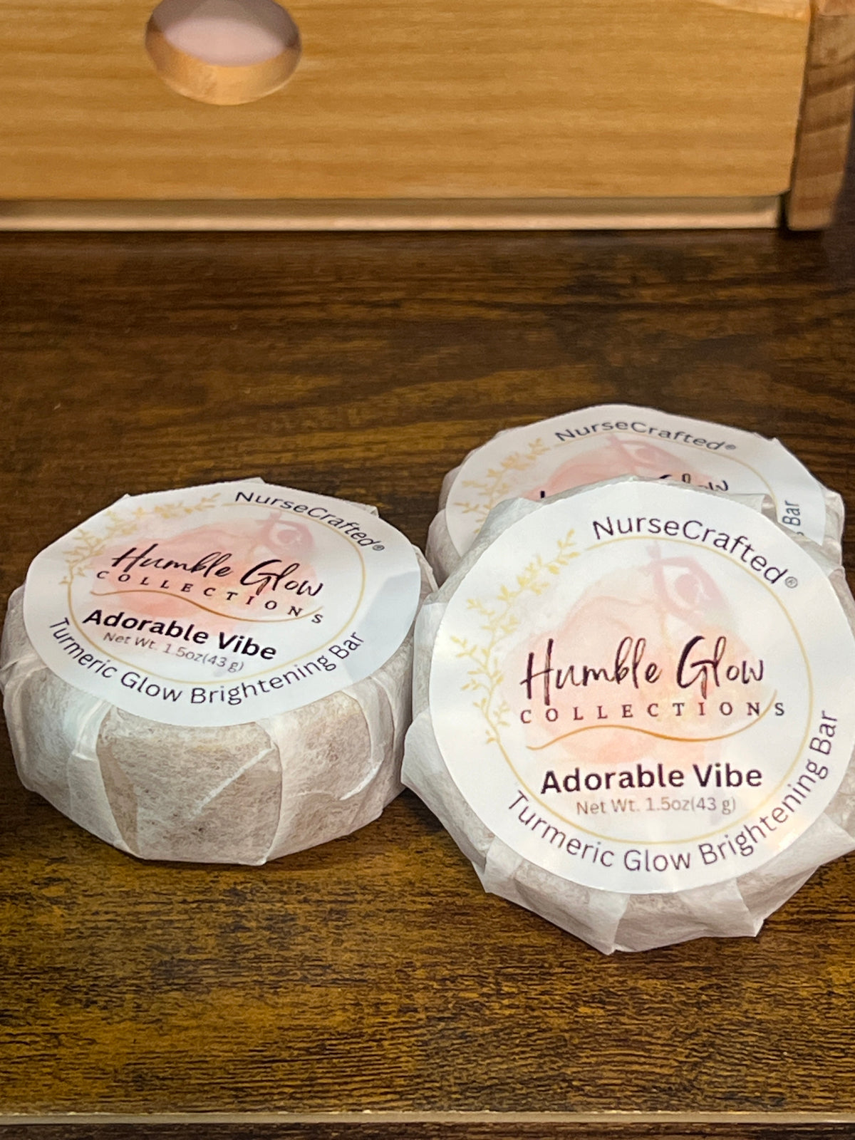 NurseCrafted Turmeric Glow brightening cleansing bar with kojic acid