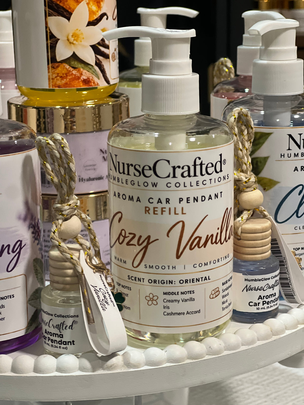 NurseCrafted Aroma Car Pendant hanging car diffuser