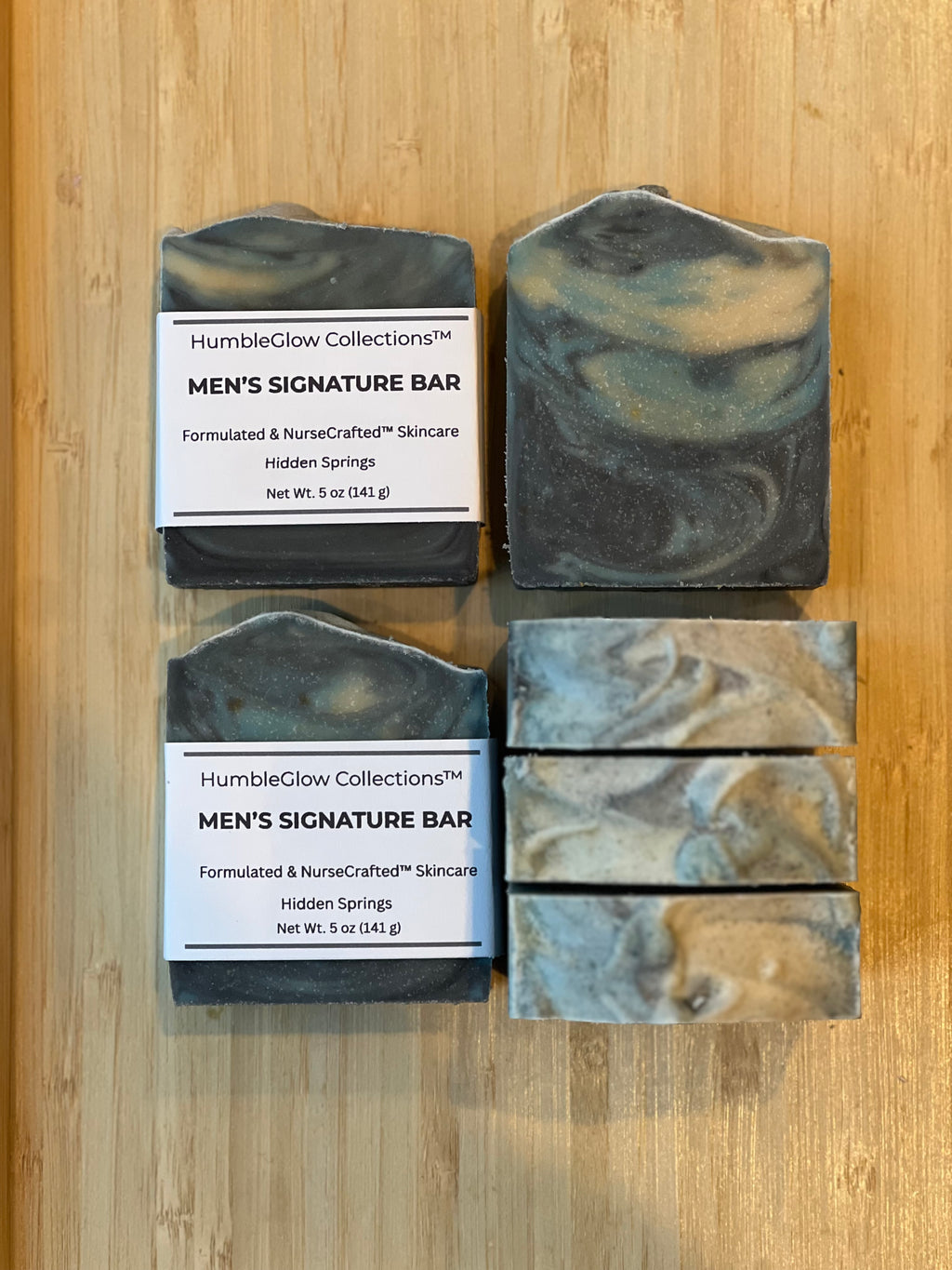 Mens Signature Bar- Deep Clean Charcoal Clay Soap for Men |  NurseCrafted™