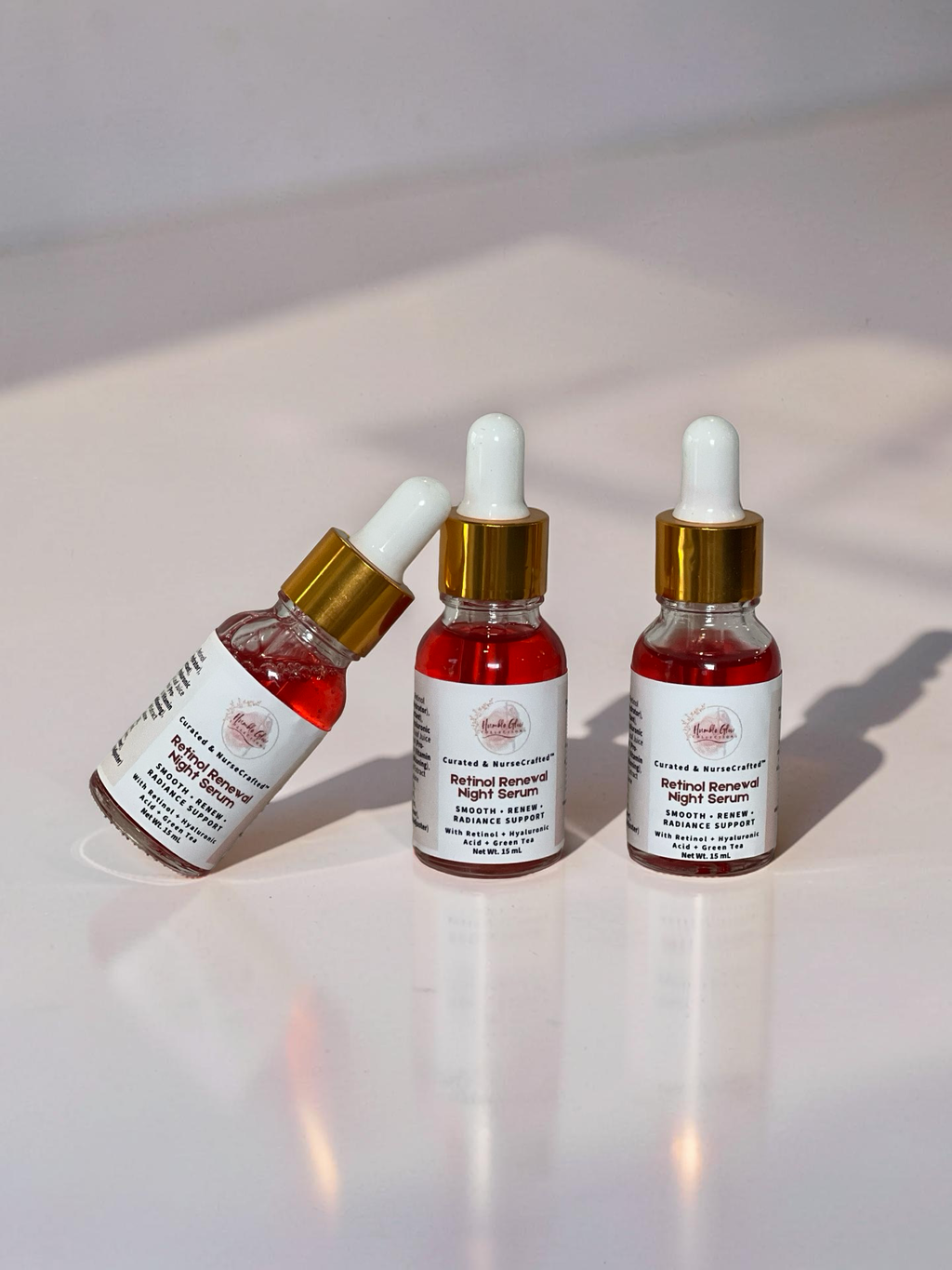 Retinol Renewal Night Serum – Retinol Serum with Hyaluronic Acid & Green Tea | NurseCrafted™