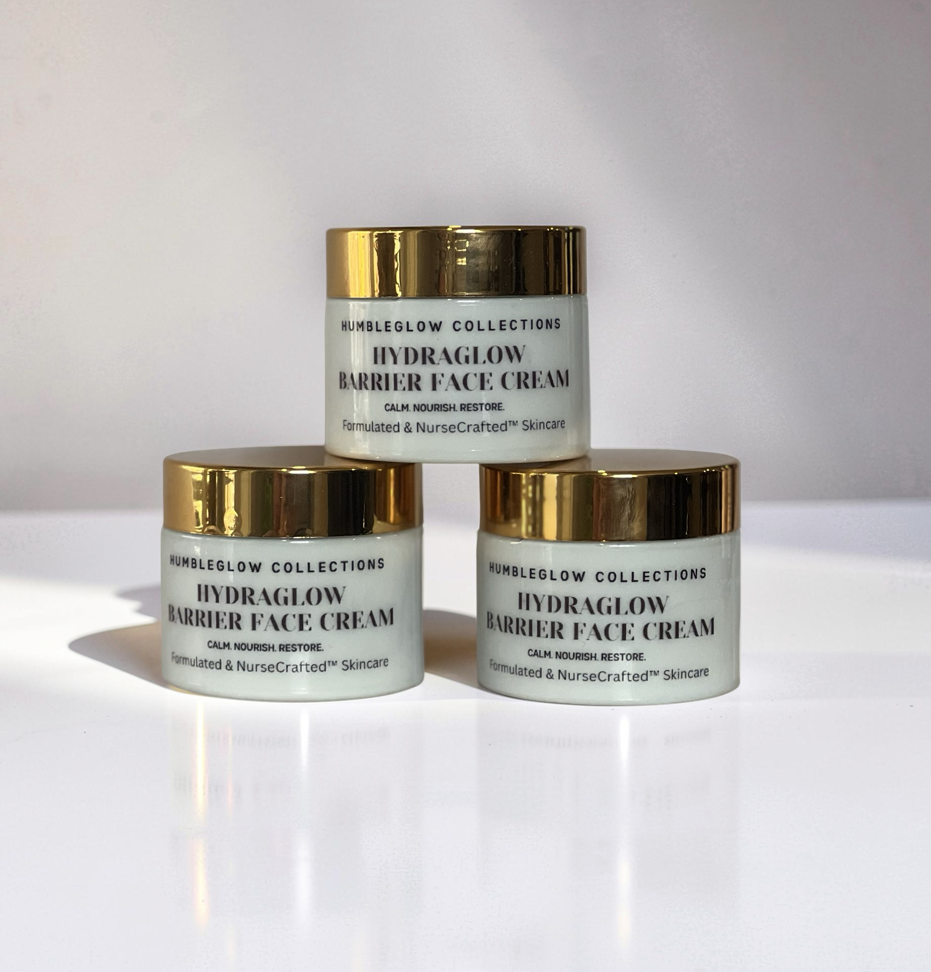 HydraGlow Barrier Cream | Lightweight Hydration Face Cream | NurseCrafted™ Skincare