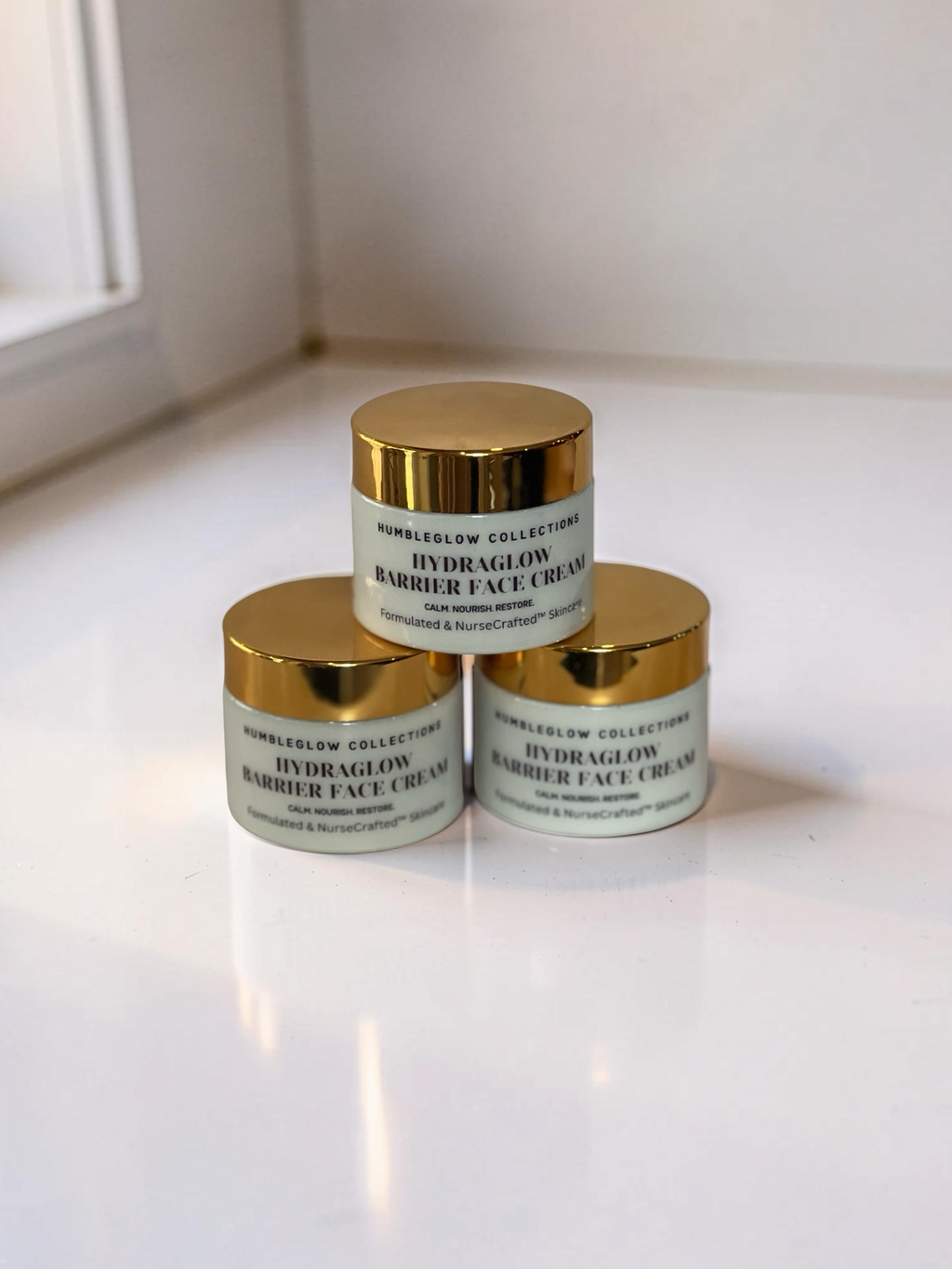 HydraGlow Barrier Cream | Lightweight Hydration Face Cream | NurseCrafted™ Skincare