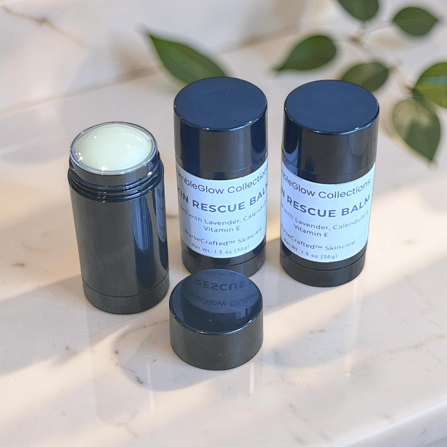 Skin Rescue Balm Stick 1.3 oz – Intensive Barrier Support for Dry, Cracked & Sensitive Skin Multi-Use Balm | NurseCrafted™