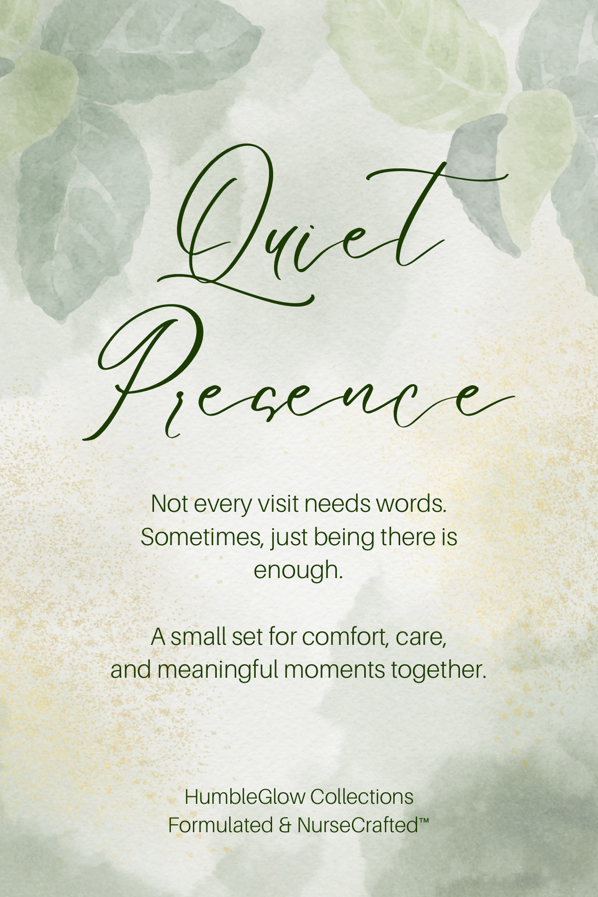 Quiet Presence Gift Set | Calming Self-Care Bundle | NurseCrafted™ Skincare Gift.