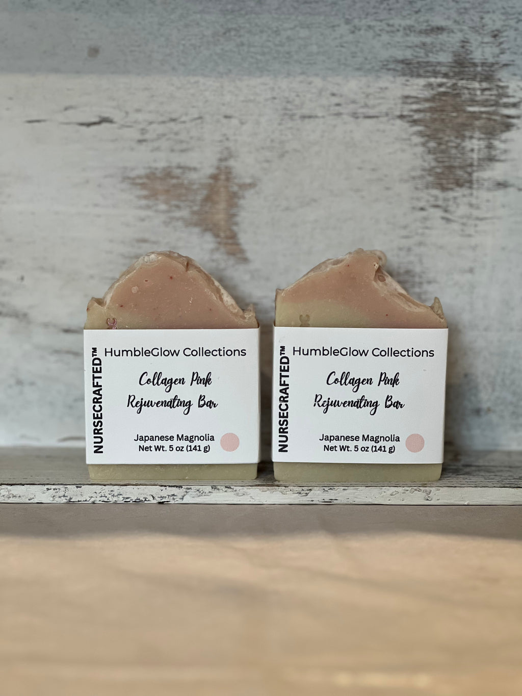 Collagen Pink Rejuvenating Bar– Collagen Hydration Soap with Rosehip | NurseCrafted™