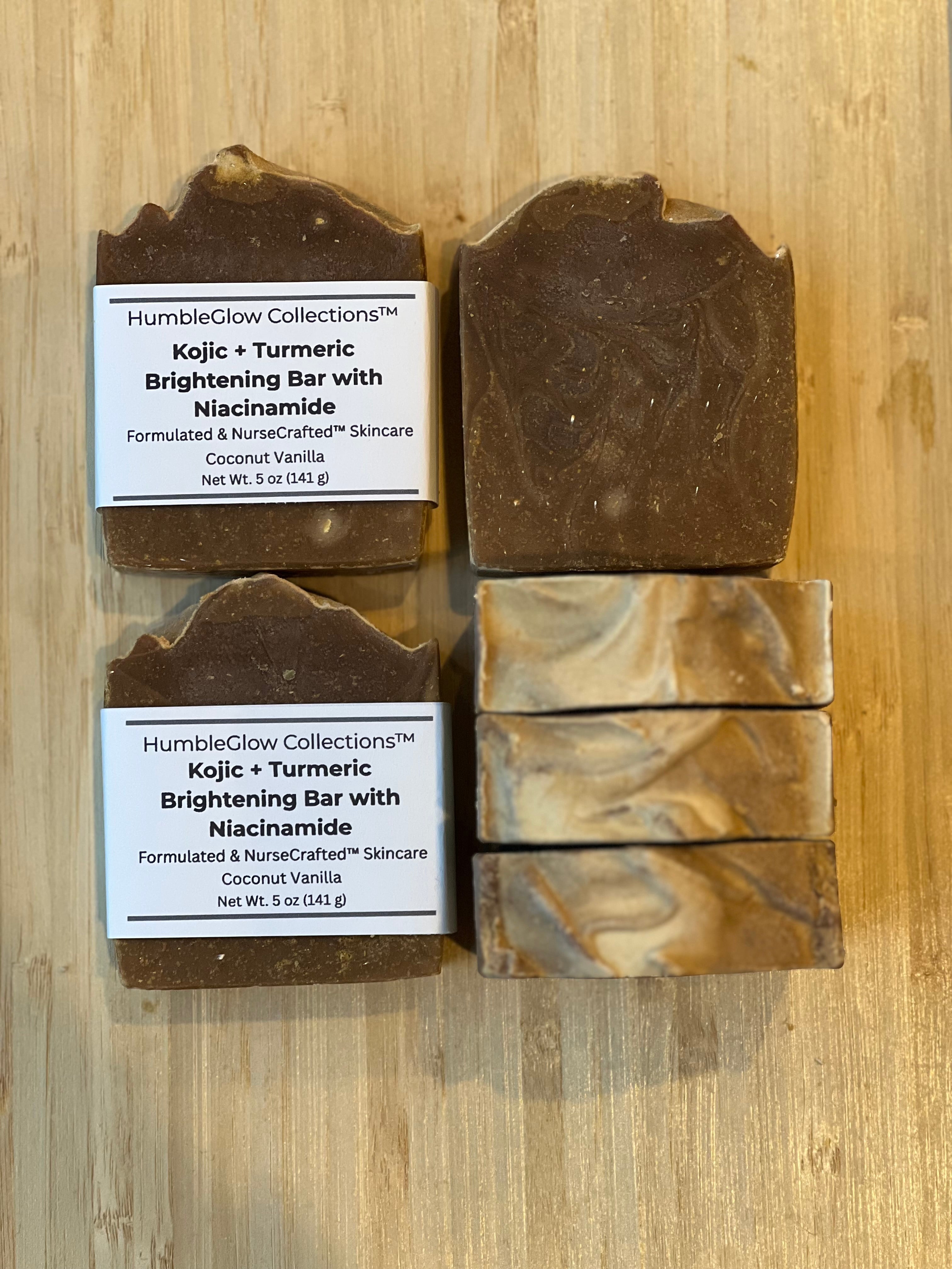 Radiance Bar – Kojic Acid & Turmeric Brightening Soap with Niacinamide | NurseCrafted™