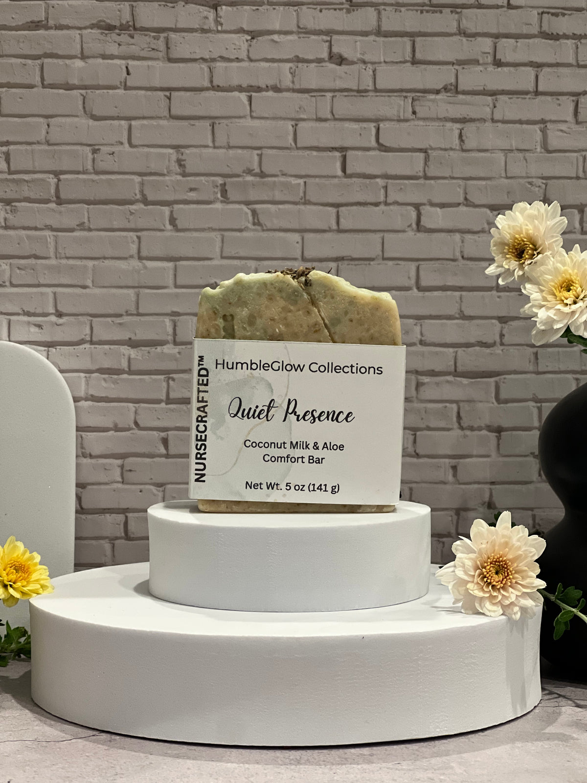 NurseCrafted Quiet Presence Comfort Bar coconut milk soap