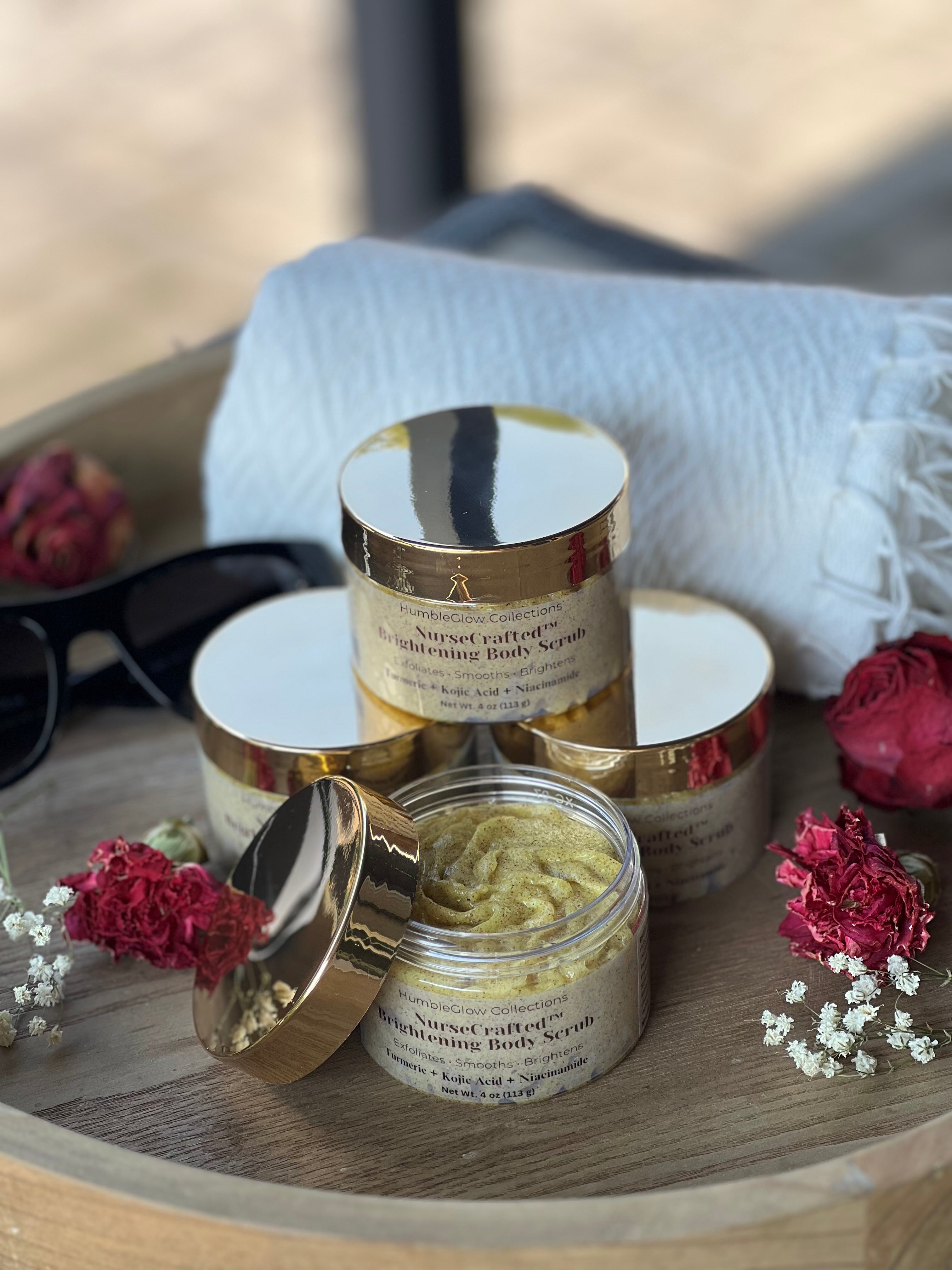 NurseCrafted™ Brightening Foaming Body Scrub | Creamy & Non-greasy