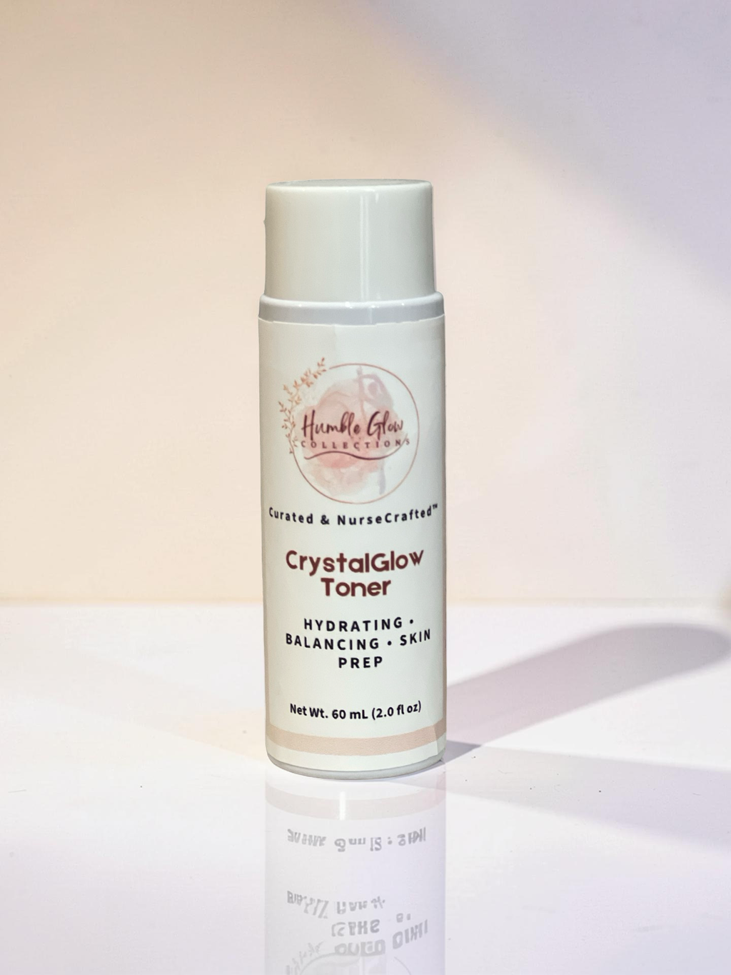 CrystalGlow Toner – Hydrating Face Toner with Hyaluronic Acid, Niacinamide & Aloe | NurseCrafted™