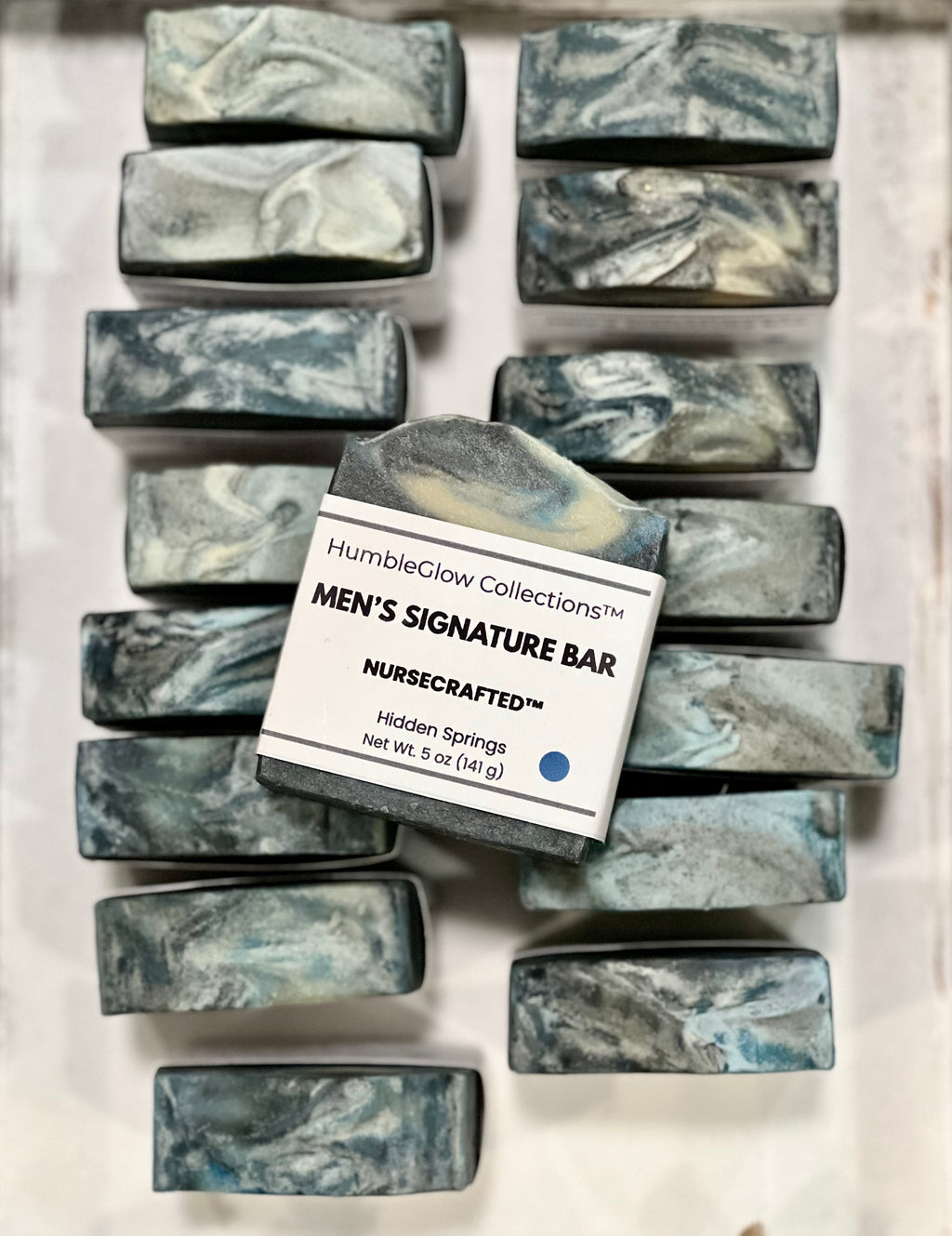 Mens Signature Bar- Deep Clean Charcoal Clay Soap for Men |  NurseCrafted™