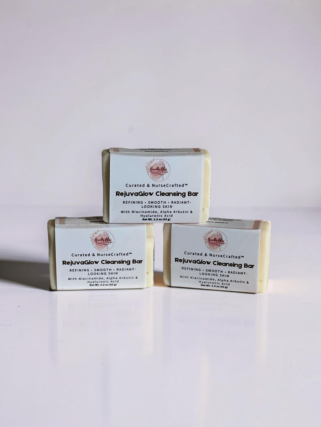RejuvaGlow Cleansing Bar – Refining Cleanser with Niacinamide, Alpha Arbutin & Hyaluronic Acid | NurseCrafted™
