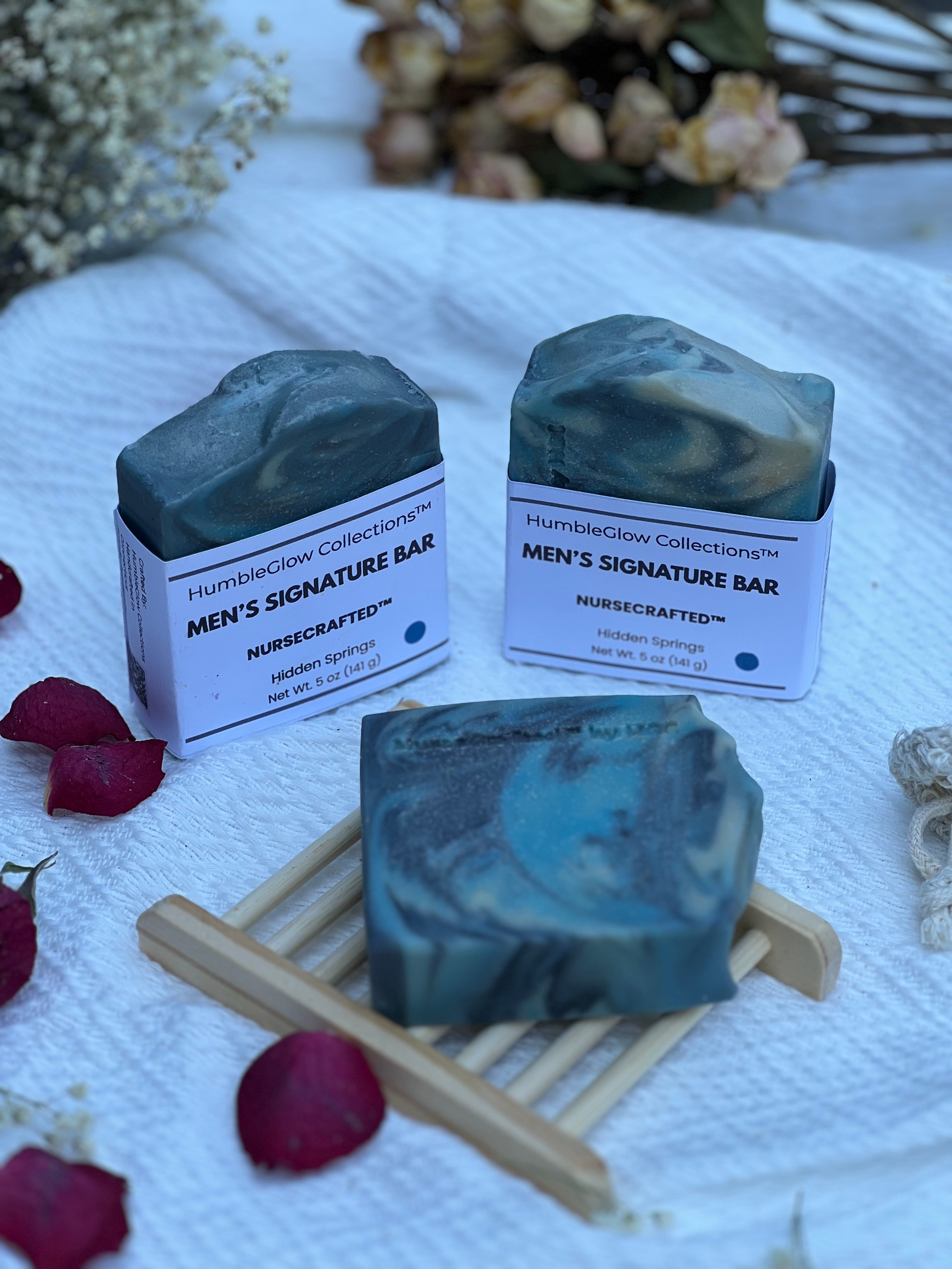 Mens Signature Bar- with Charcoal Clay | NurseCrafted™ | 3 for $27