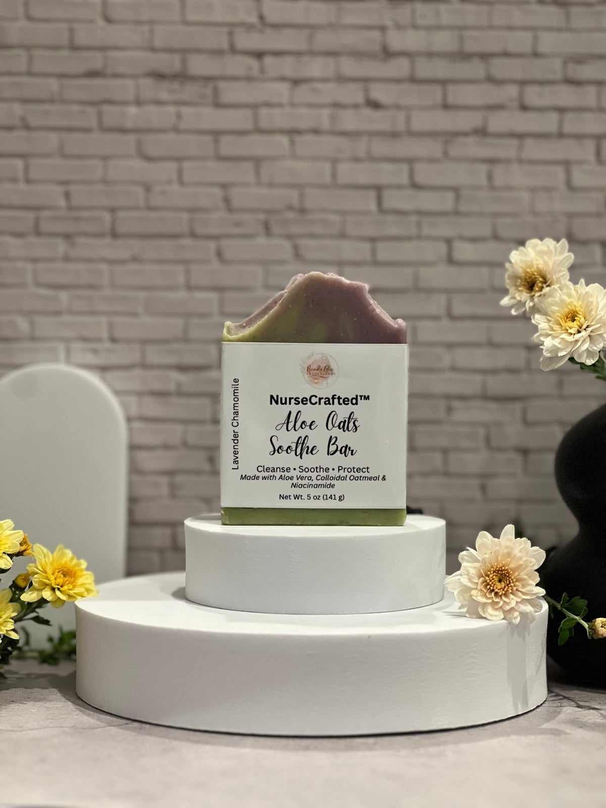 NurseCrafted Aloe Oat Soothe Bar soap for sensitive skin