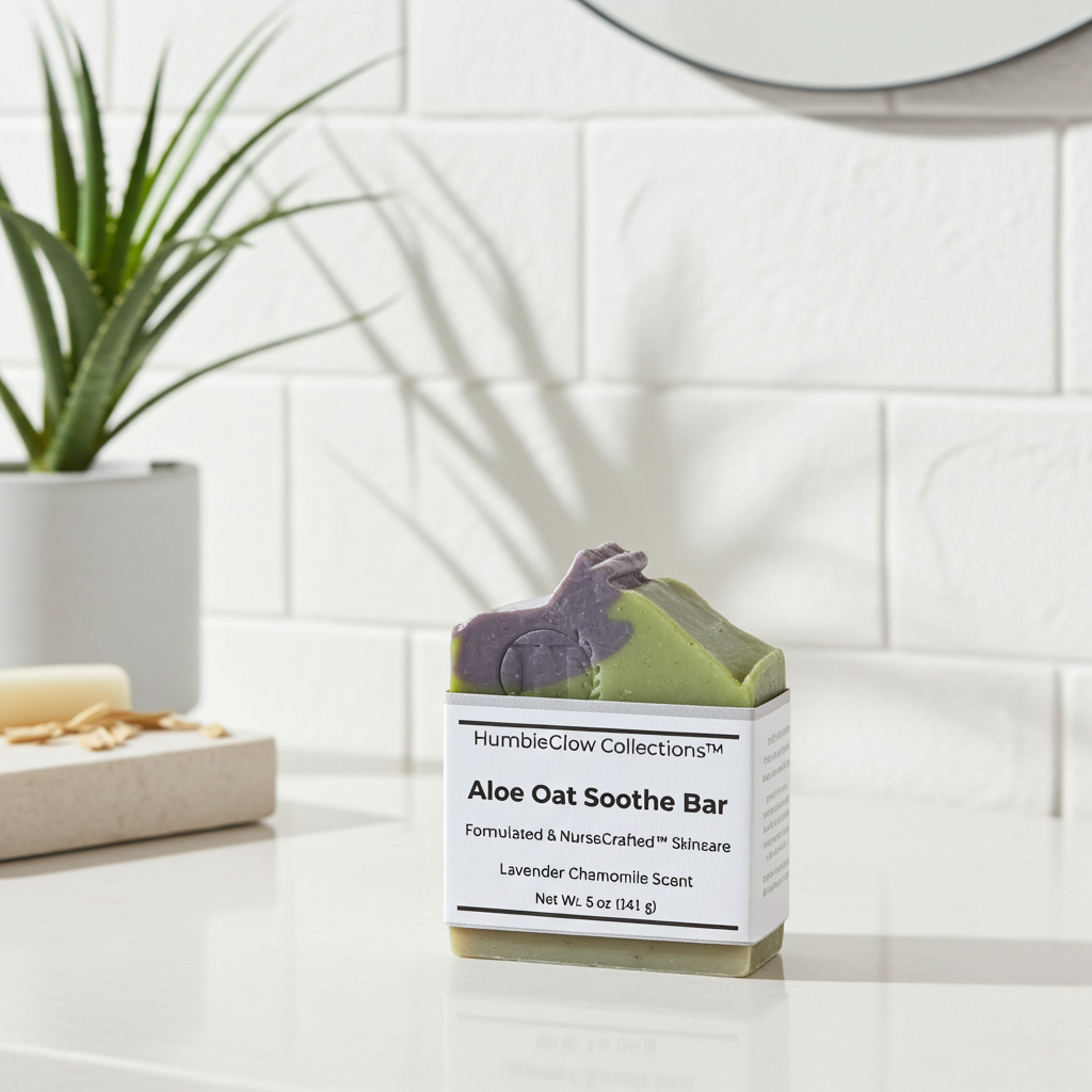 Aloe Oat Soothe Bar – Oatmeal Aloe Soothing Soap for Sensitive Skin | NurseCrafted™