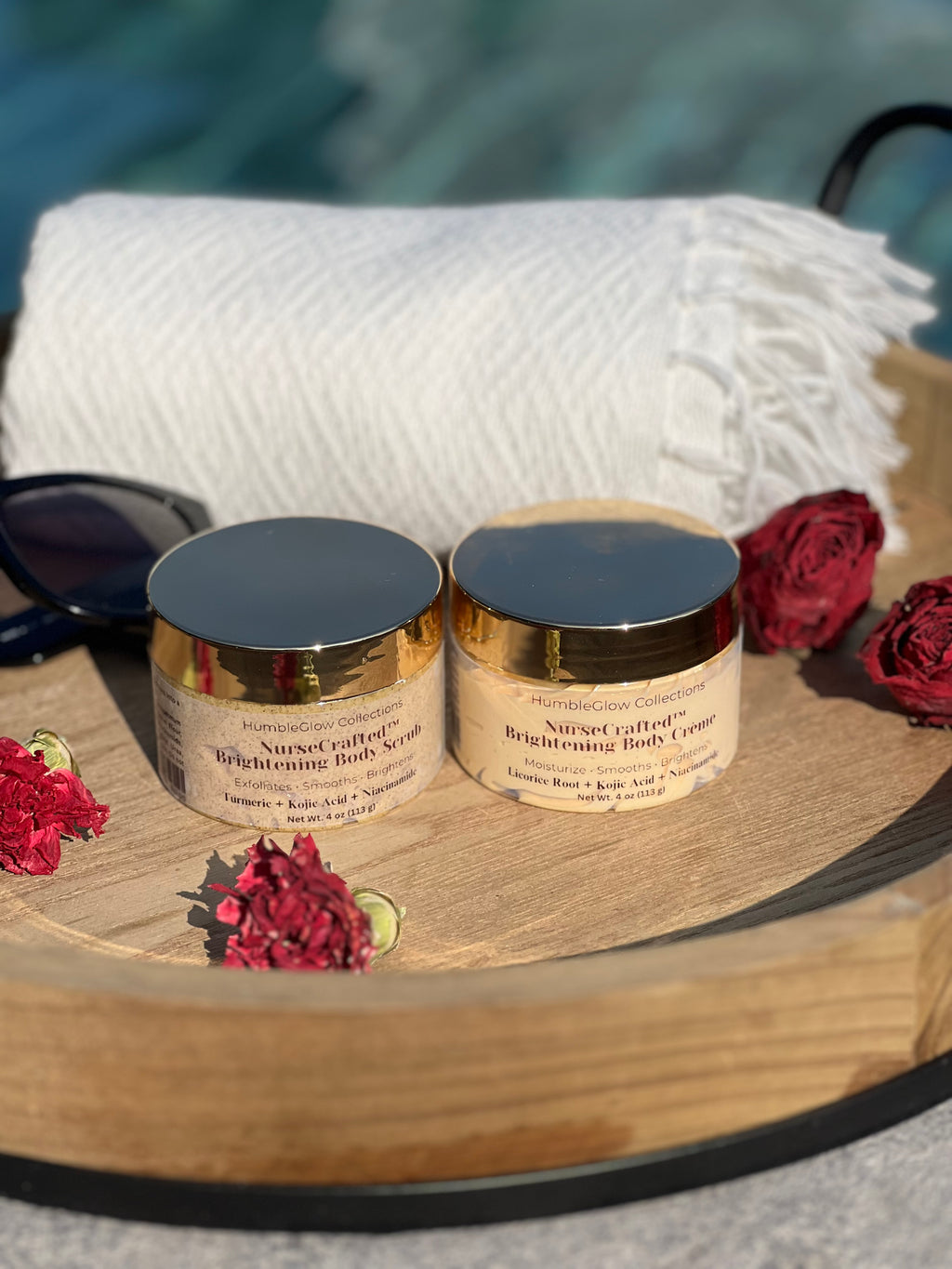EvenGlow™ Body Scrub & Crème Duo | NurseCrafted™