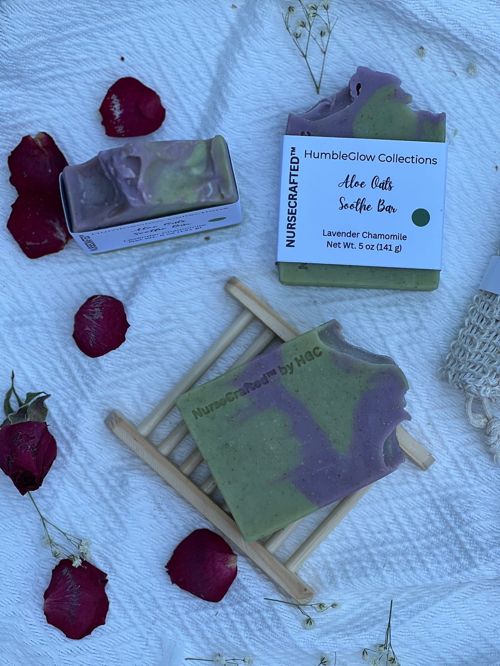 Aloe Oat Soothe Bar – Oatmeal Aloe Soothing Soap for Sensitive Skin | NurseCrafted™ | 3 for $27