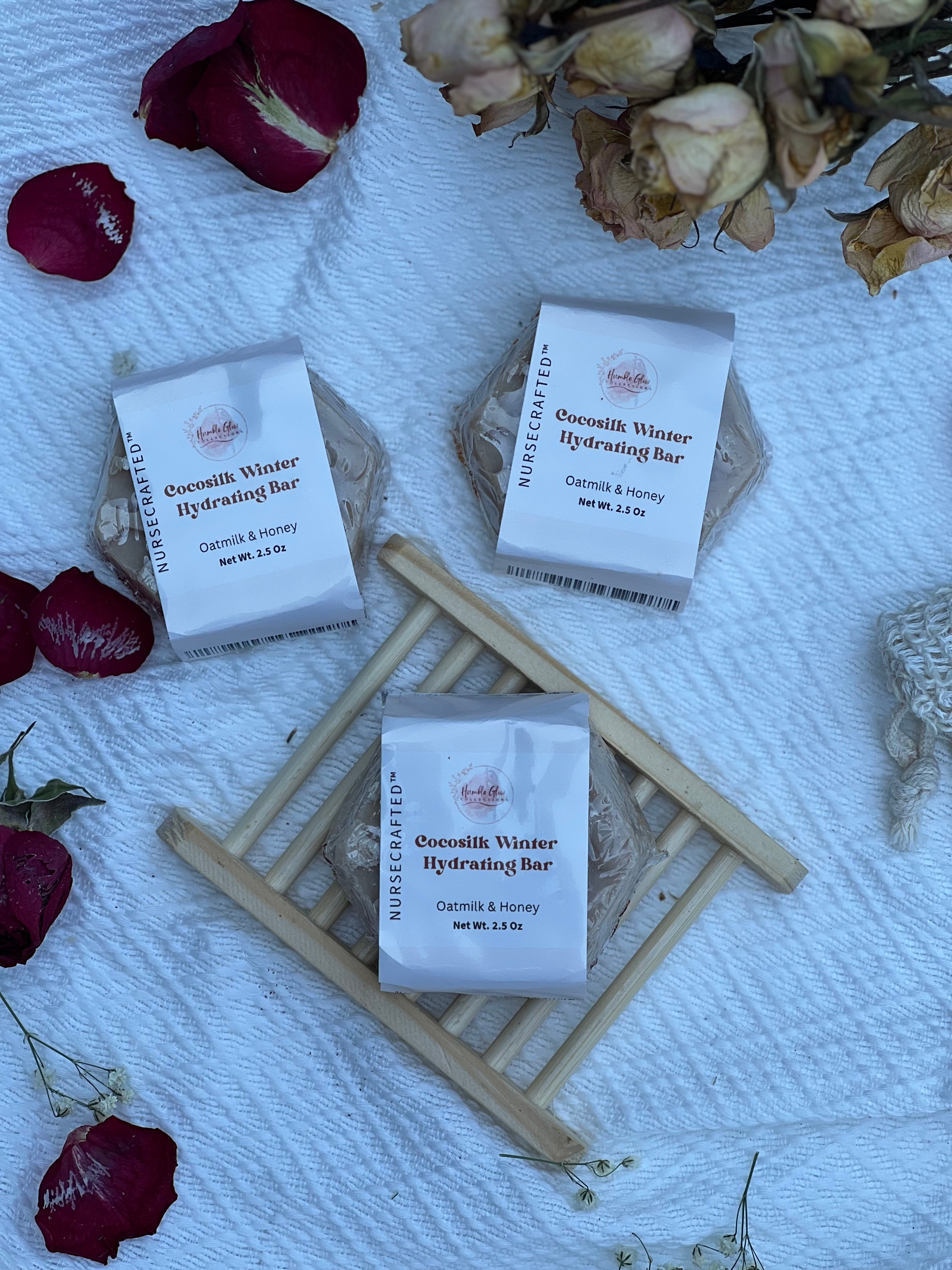 CocoSilk Winter Triple Milk Hydration Bar | Moisturizing Soap for Dry Skin | NurseCrafted™ | 3 for $27