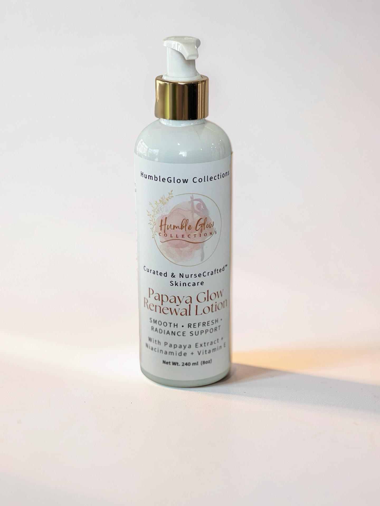 Papaya Glow Renewal Body Lotion – Body Lotion with Papaya Extract, Niacinamide & Vitamin E | NurseCrafted™