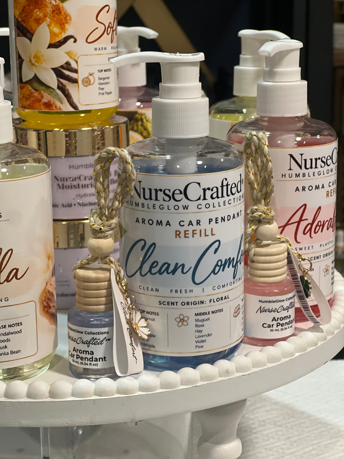 NurseCrafted Aroma Car Pendant hanging car diffuser