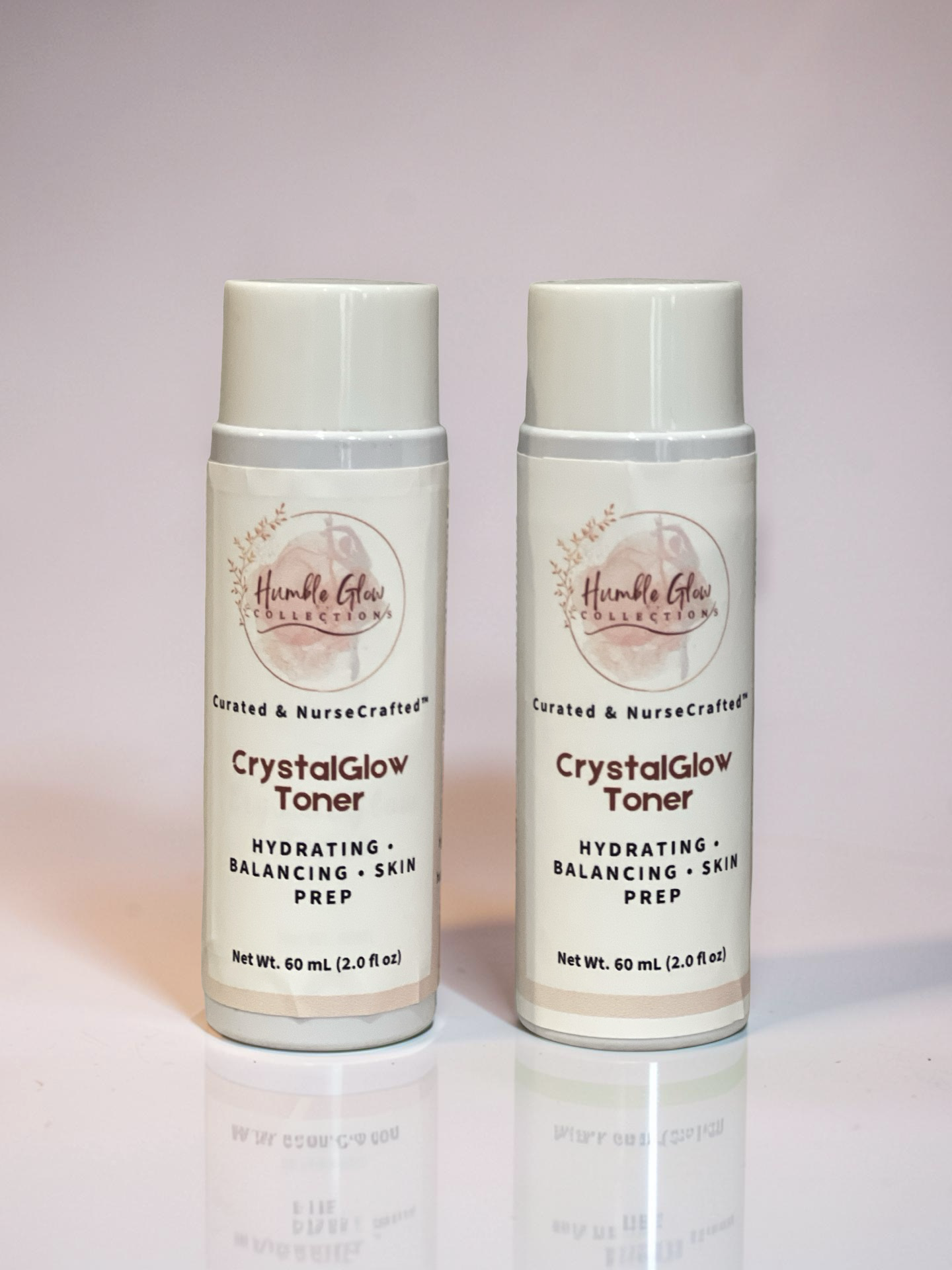 CrystalGlow Toner – Hydrating Face Toner with Hyaluronic Acid, Niacinamide & Aloe | NurseCrafted™