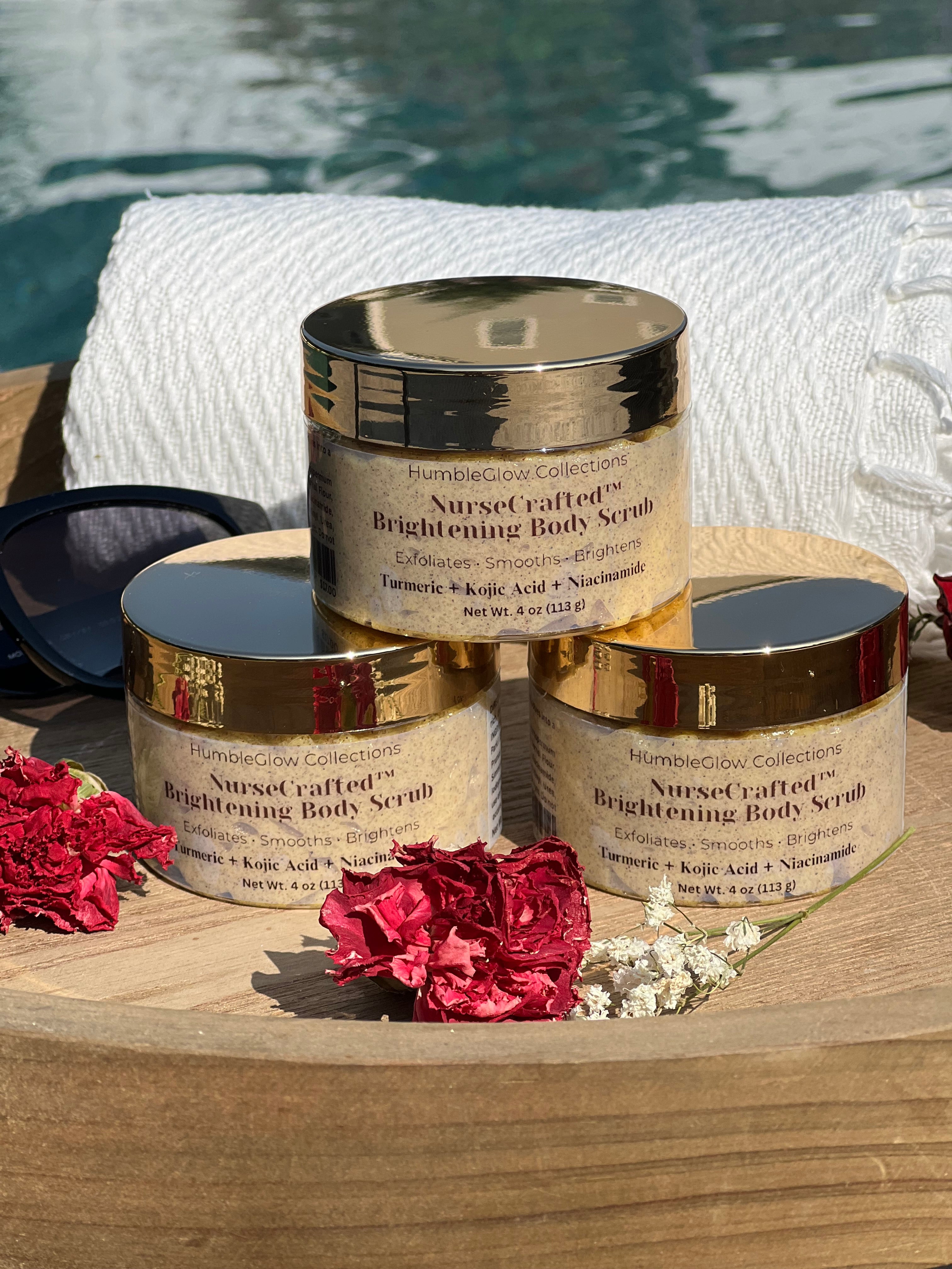 NurseCrafted™ Brightening Foaming Body Scrub | Creamy & Non-greasy