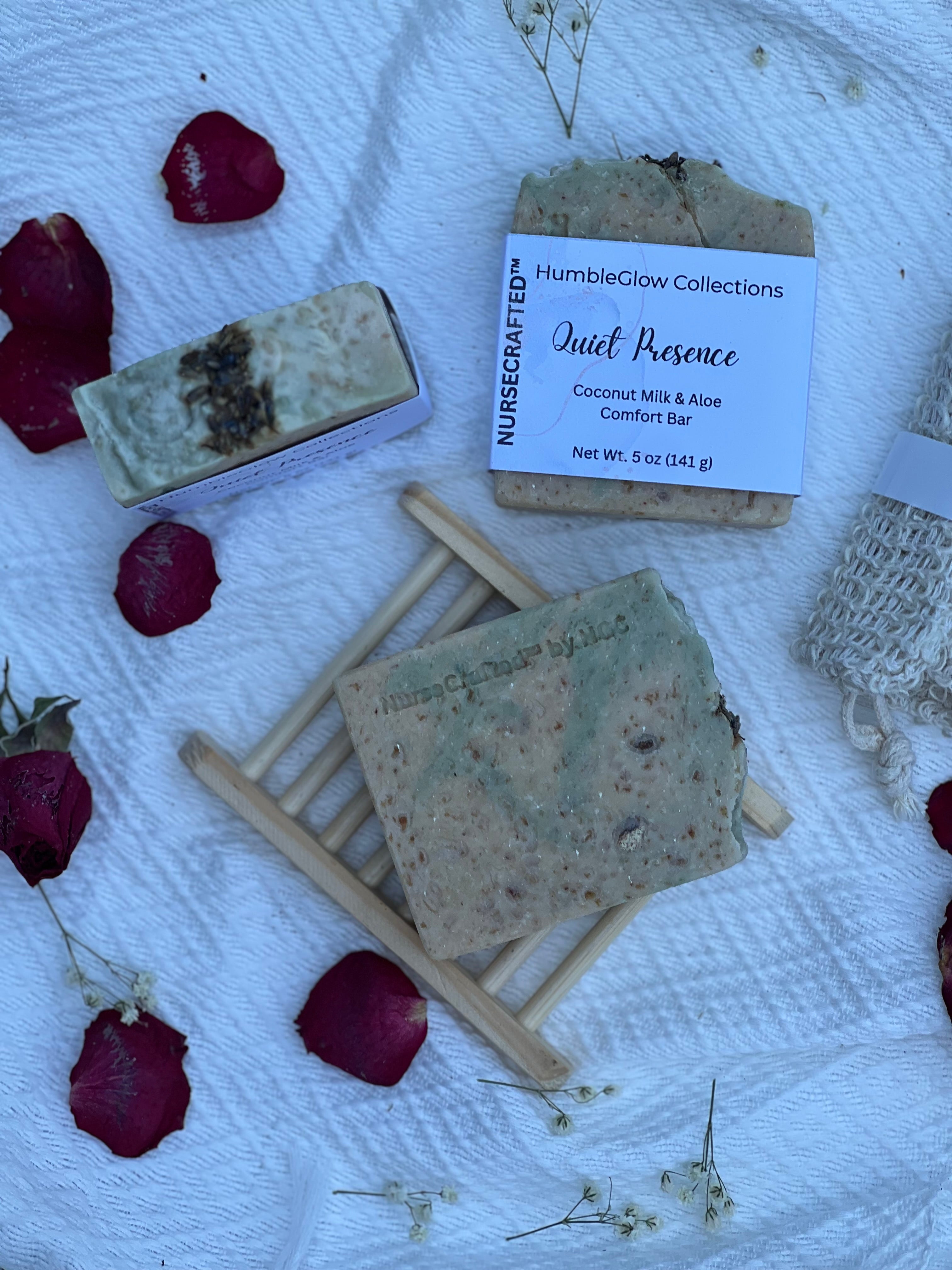 Quiet Presence™ Comfort Bar with Coconut Milk Oatmeal & Aloe | NurseCrafted™ | 3 for $27