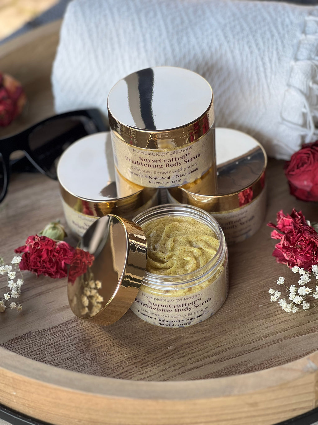 NurseCrafted™ Brightening Foaming Body Scrub | Creamy & Non-greasy