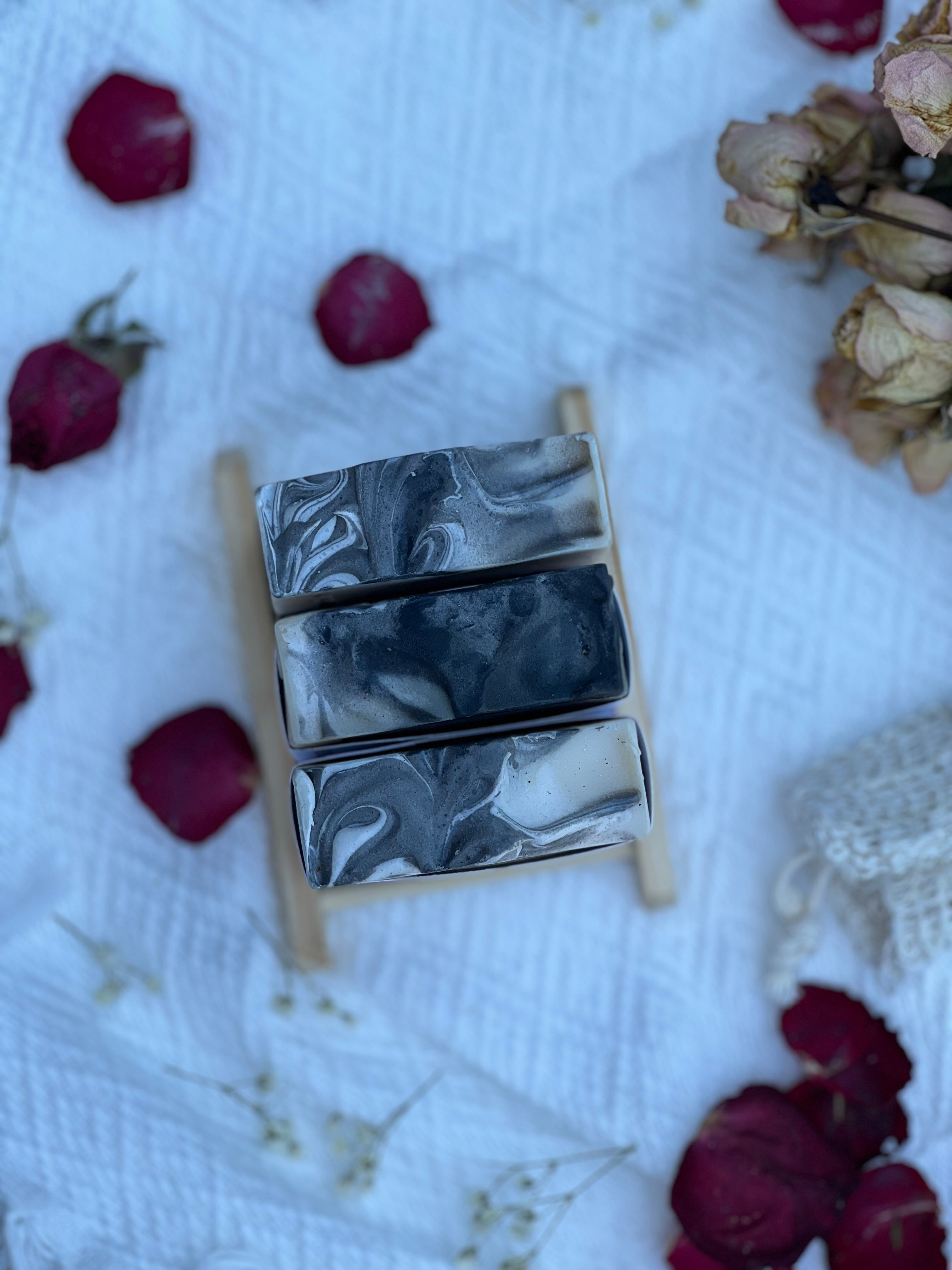 Charcoal Clay Detox Bar | Purifying Tea Tree Soap for Oily & Congested Skin | NurseCrafted™ | 3 for $27