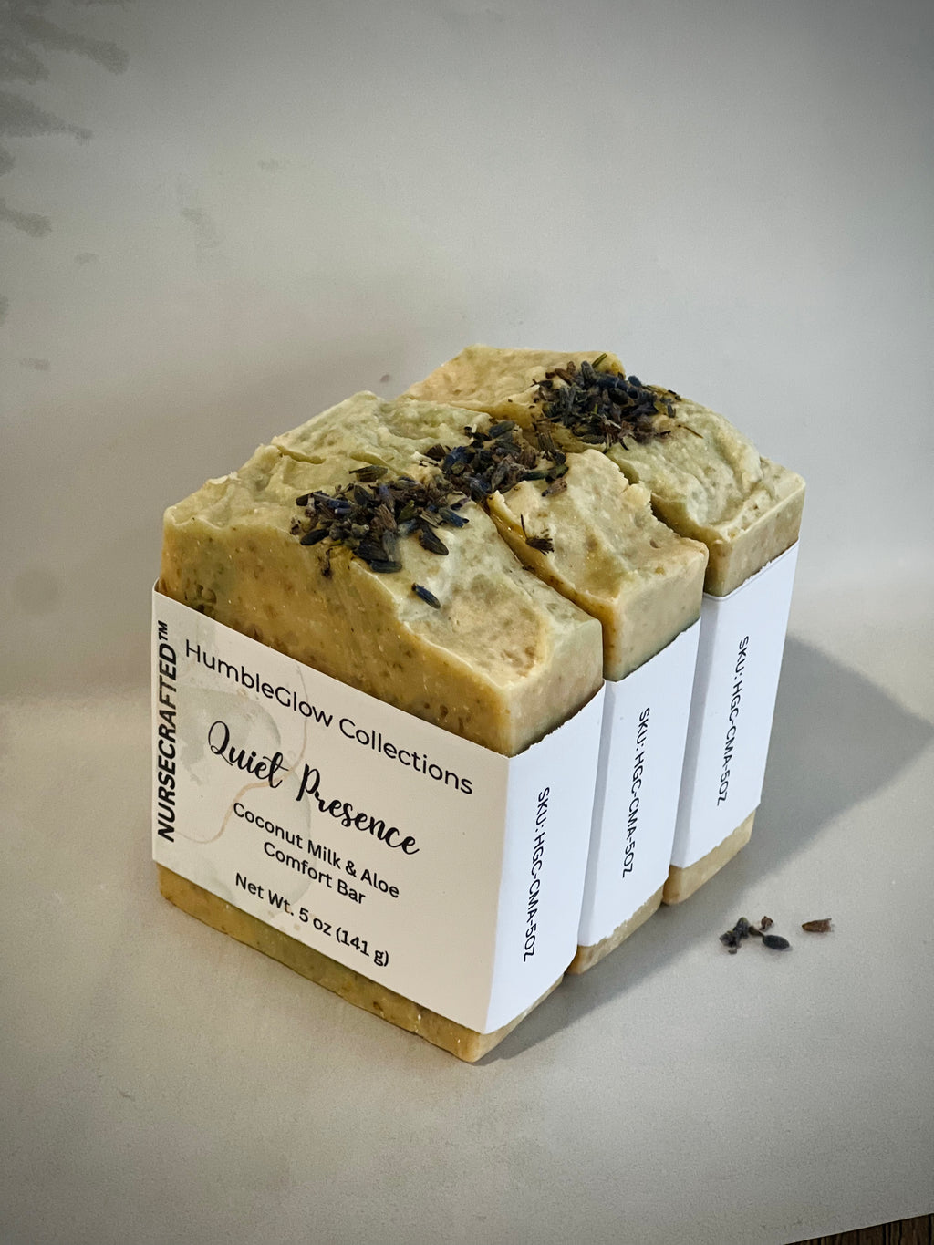 Quiet Presence™ Coconut Milk & Aloe Bar Soap | Gentle Comfort Cleanse | NurseCrafted™ Net Wt. 5oz