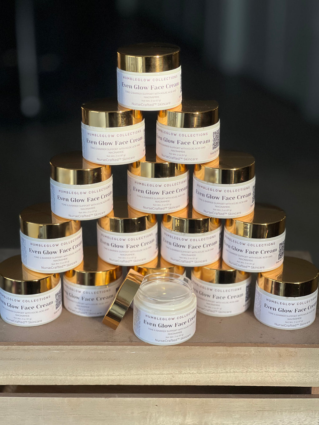 Even Glow Face Cream – Tone & Barrier Support with Kojic Acid + Niacinamide | NurseCrafted™
Net Wt. 2 oz (57 g)