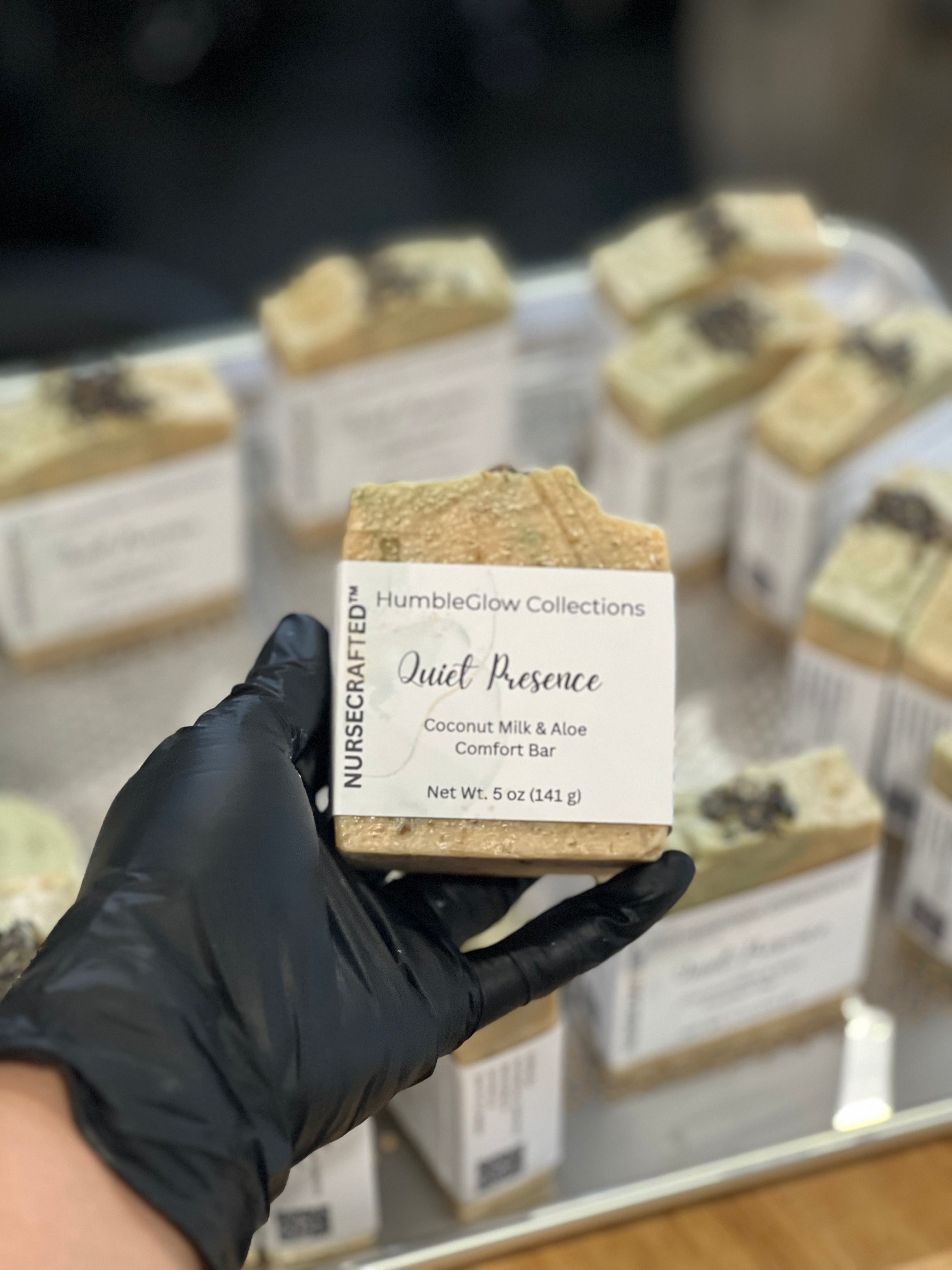 Quiet Presence™ Coconut Milk & Aloe Bar Soap | Gentle Comfort Cleanse | NurseCrafted™ Net Wt. 5oz