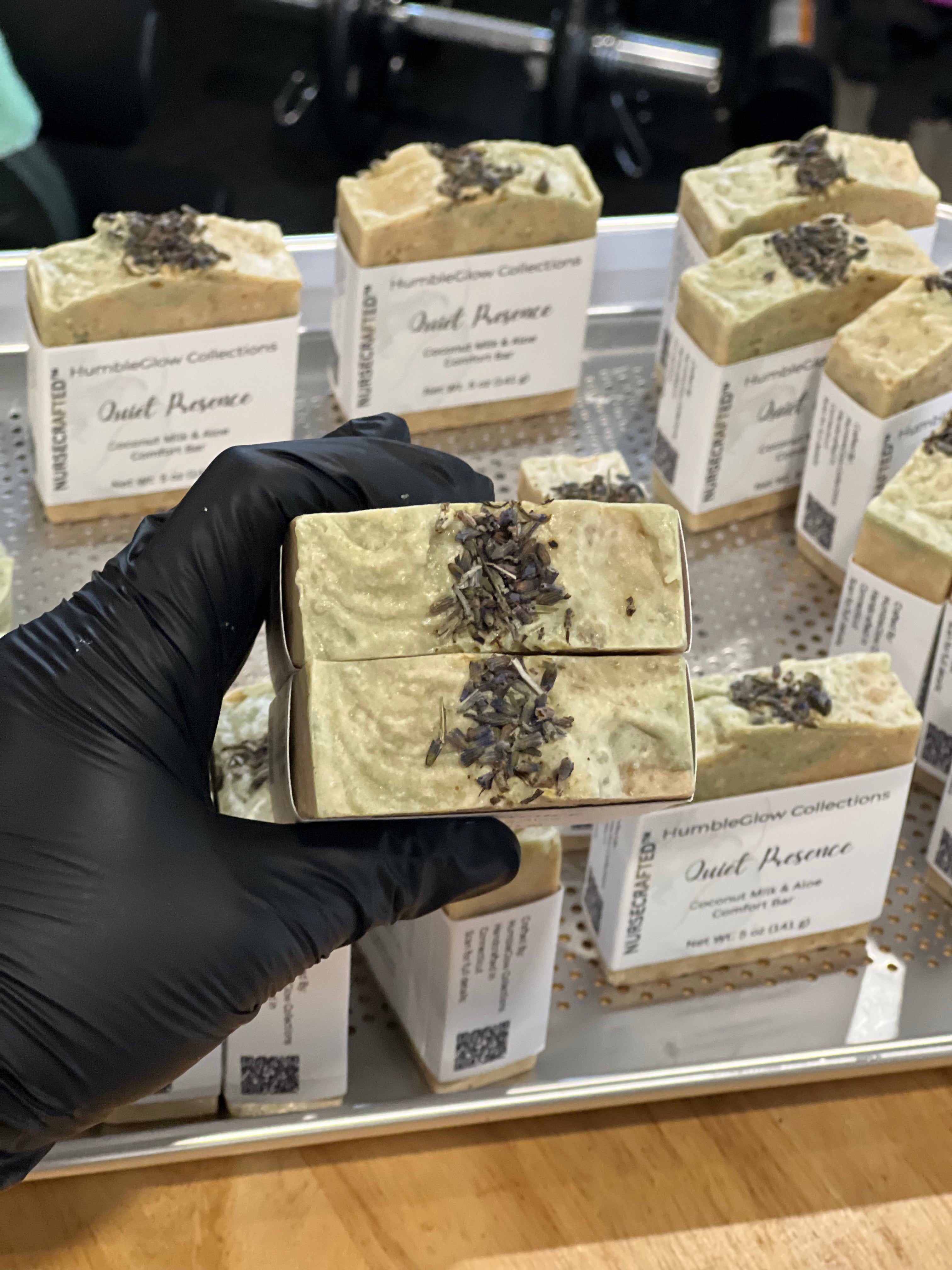 Quiet Presence™ Coconut Milk & Aloe Bar Soap | Gentle Comfort Cleanse | NurseCrafted™ Net Wt. 5oz