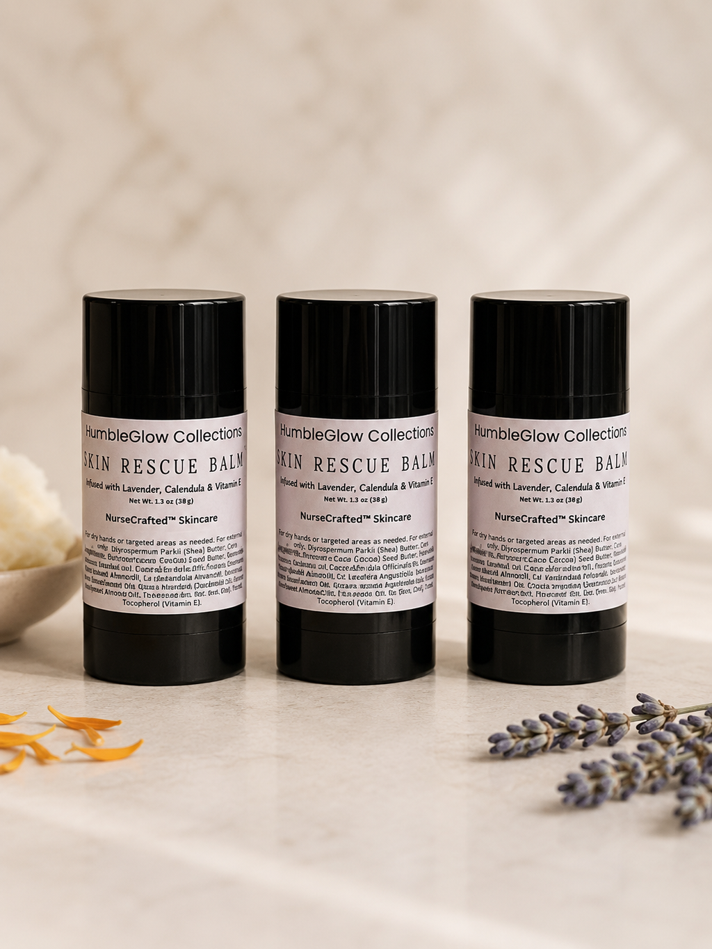 Skin Rescue Balm Stick | Intensive Barrier Support for Dry, Cracked & Sensitive Skin Multi-Use Balm | NurseCrafted™