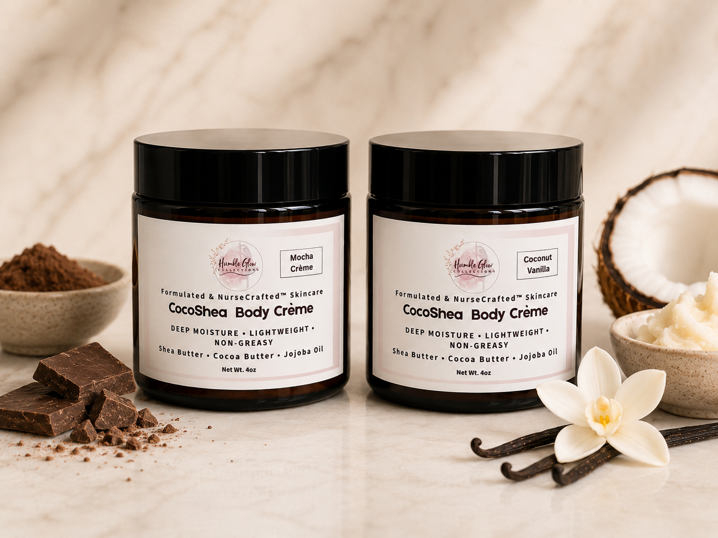 CocoShea Winter Body Crème | Whipped Body Cream for Dry Skin | NurseCrafted™