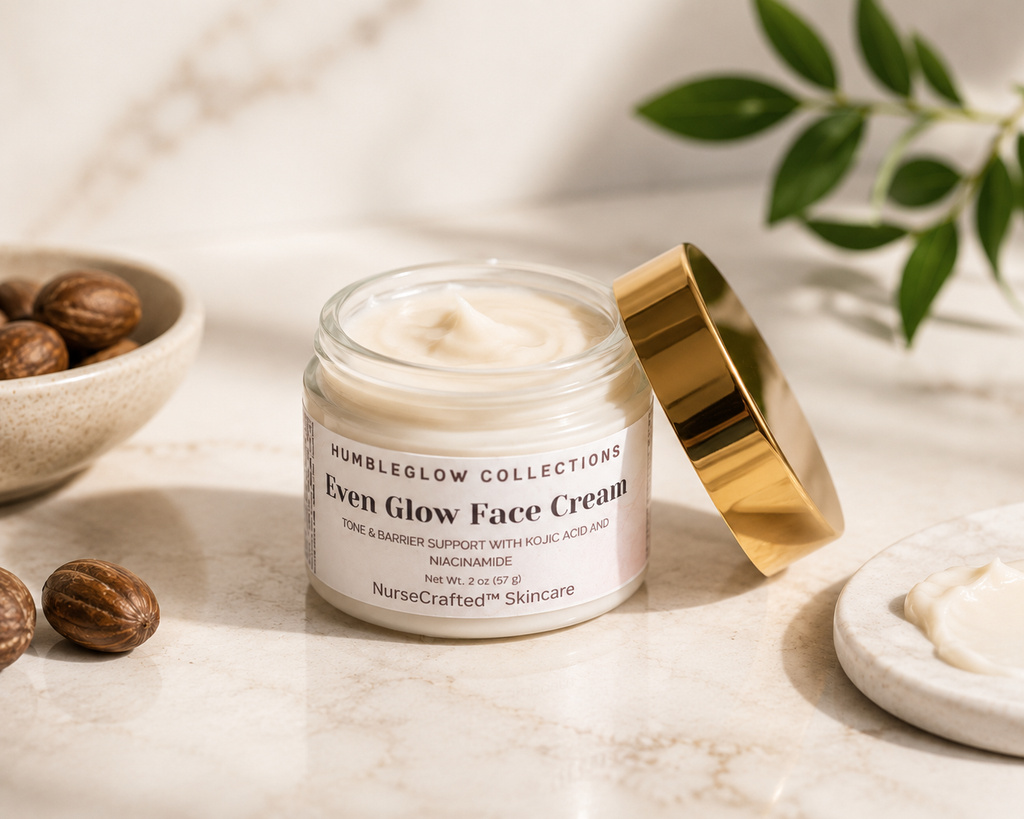 Even Glow Face Cream – Tone & Barrier Support with Kojic Acid + Niacinamide for Dull & Uneven-looking Skin | NurseCrafted™