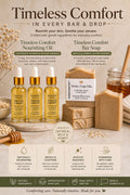 Timeless Comfort Bundle | Nourishing Bar & Body Oil for Dry, Sensitive & Mature Skin | NurseCrafted™