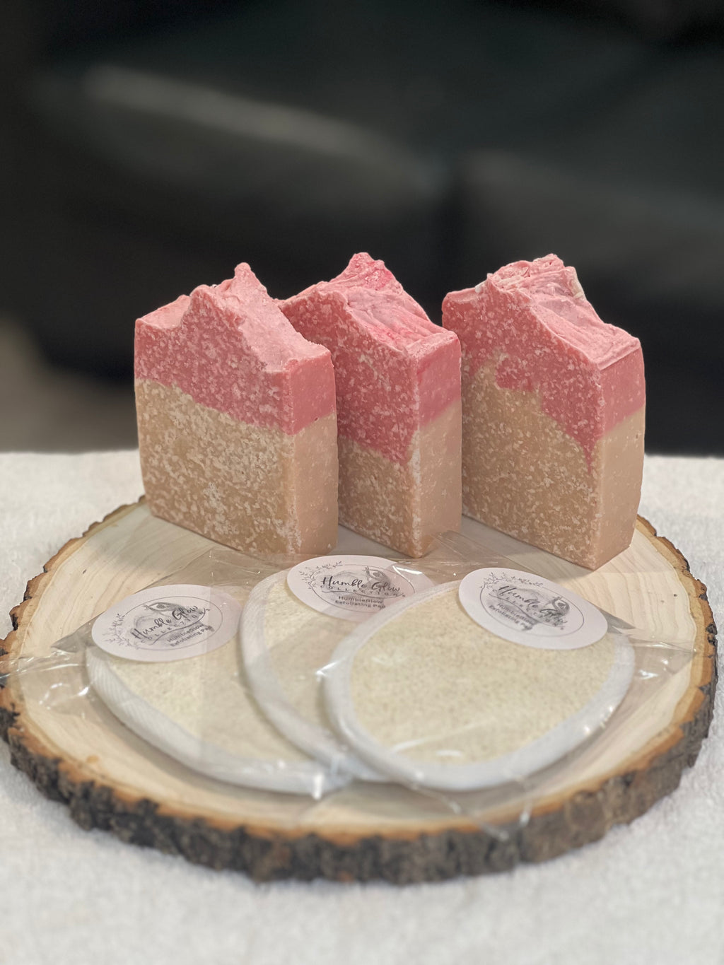 HumbleGlow Exfoliating Pad- Natural Loofa