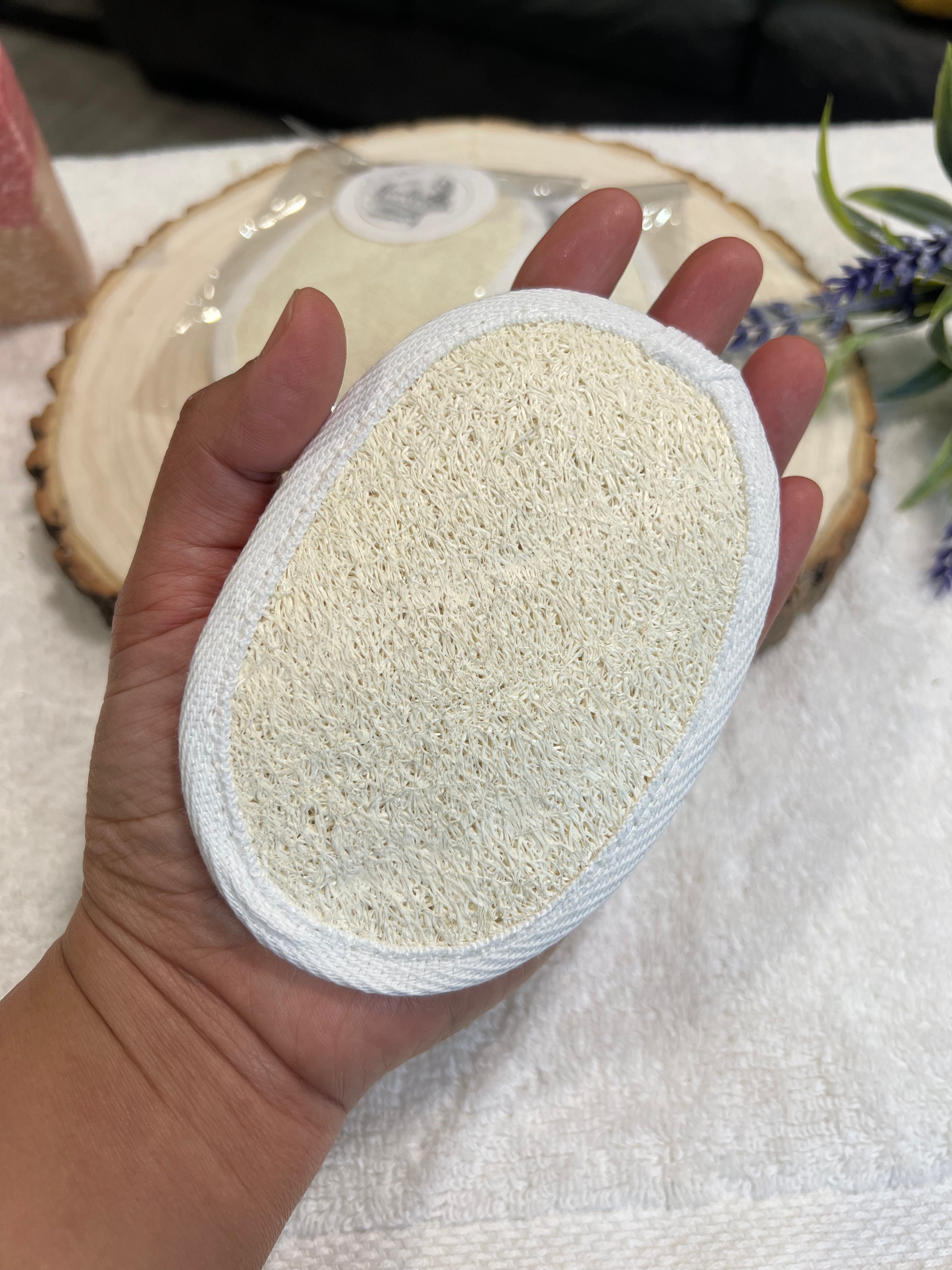 HumbleGlow Exfoliating Pad- Natural Loofa