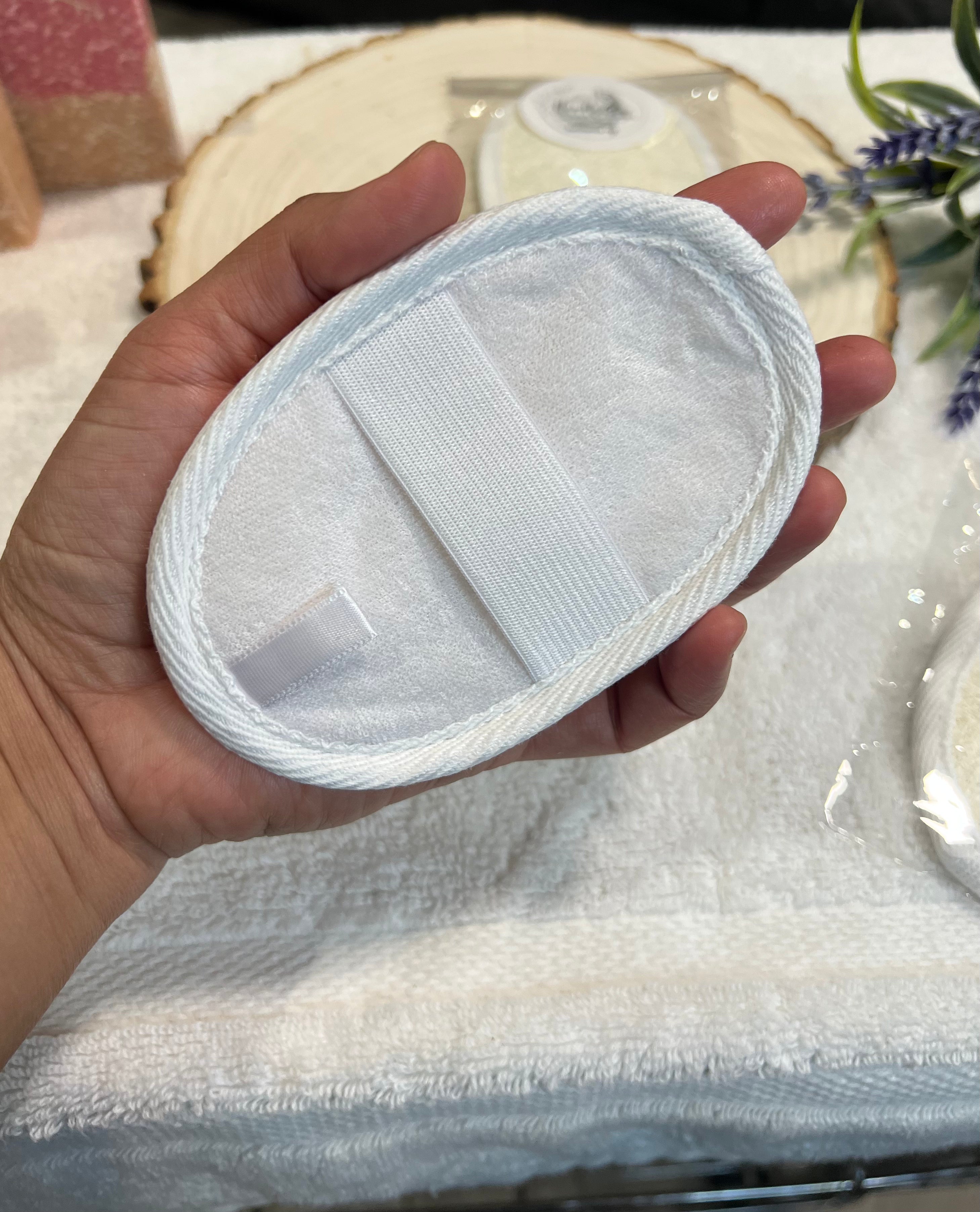 HumbleGlow Exfoliating Pad- Natural Loofa