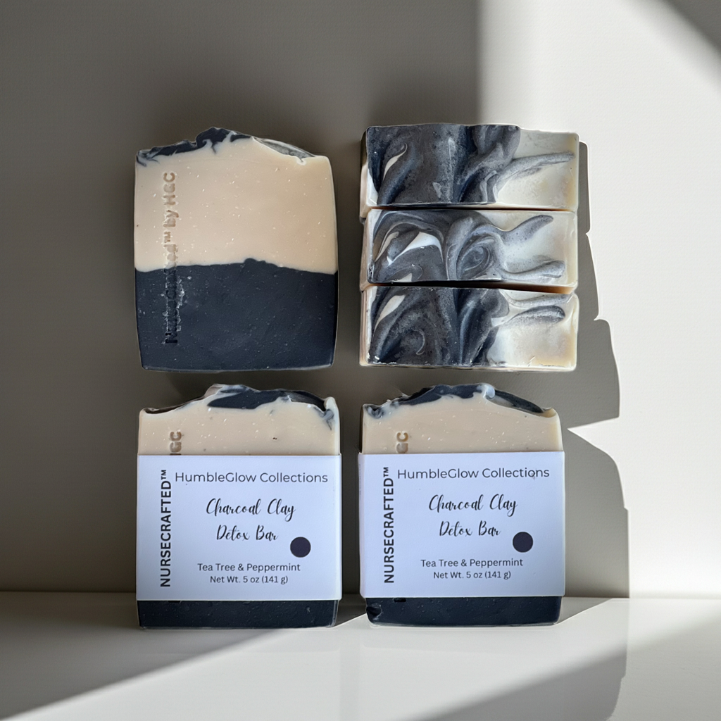 Charcoal Detox Bar – Activated Charcoal Clay Detox Soap | NurseCrafted™